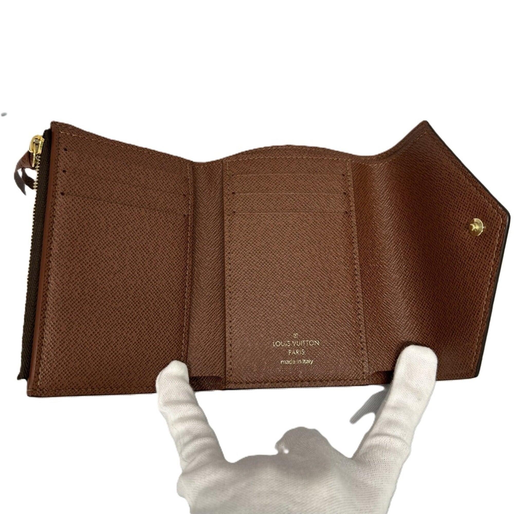 Louis Vuitton Brown Monogram Monogram Wallet (Tri-Fold) (Pre-Owned)
