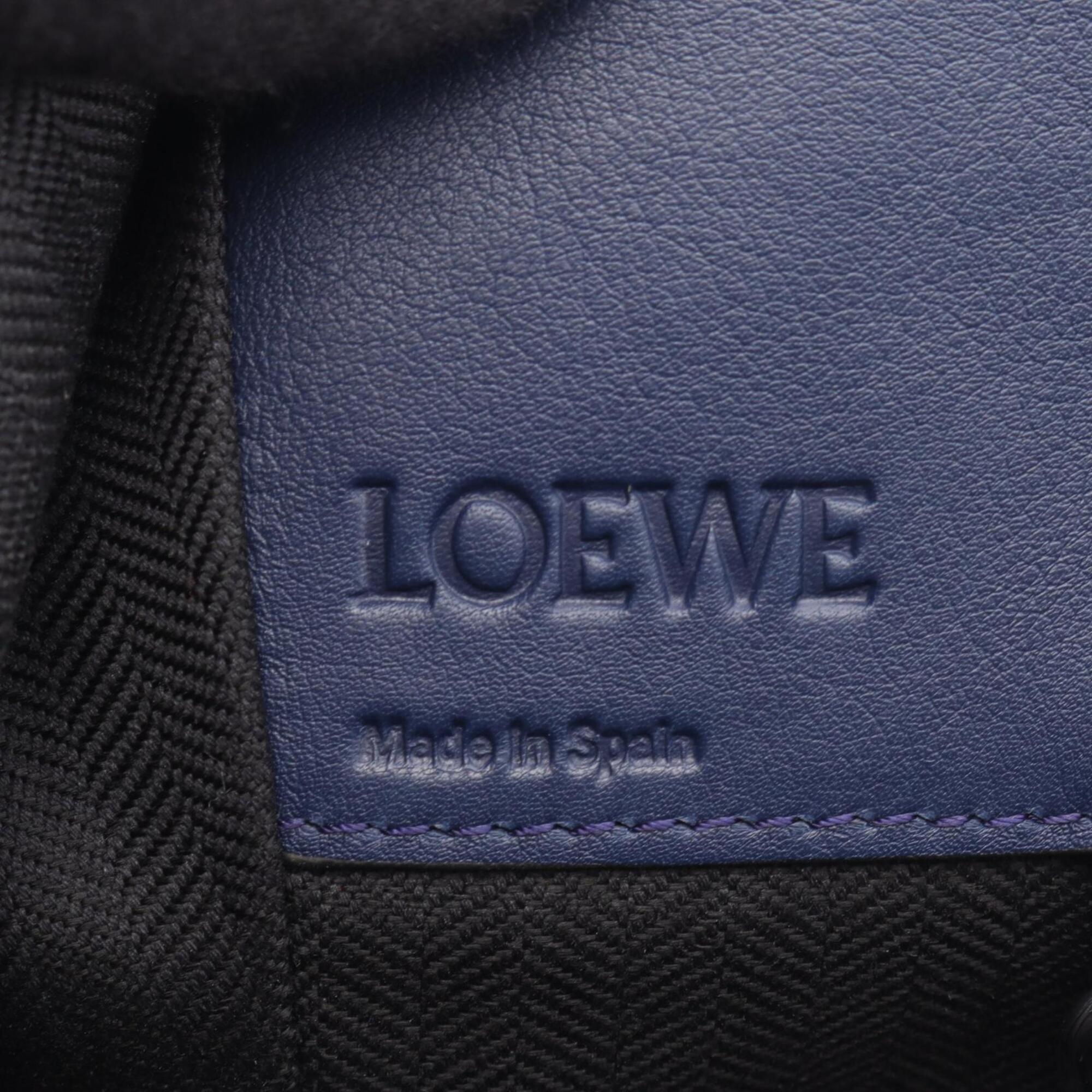 Loewe Blue Leather Handbag (Pre-Owned)