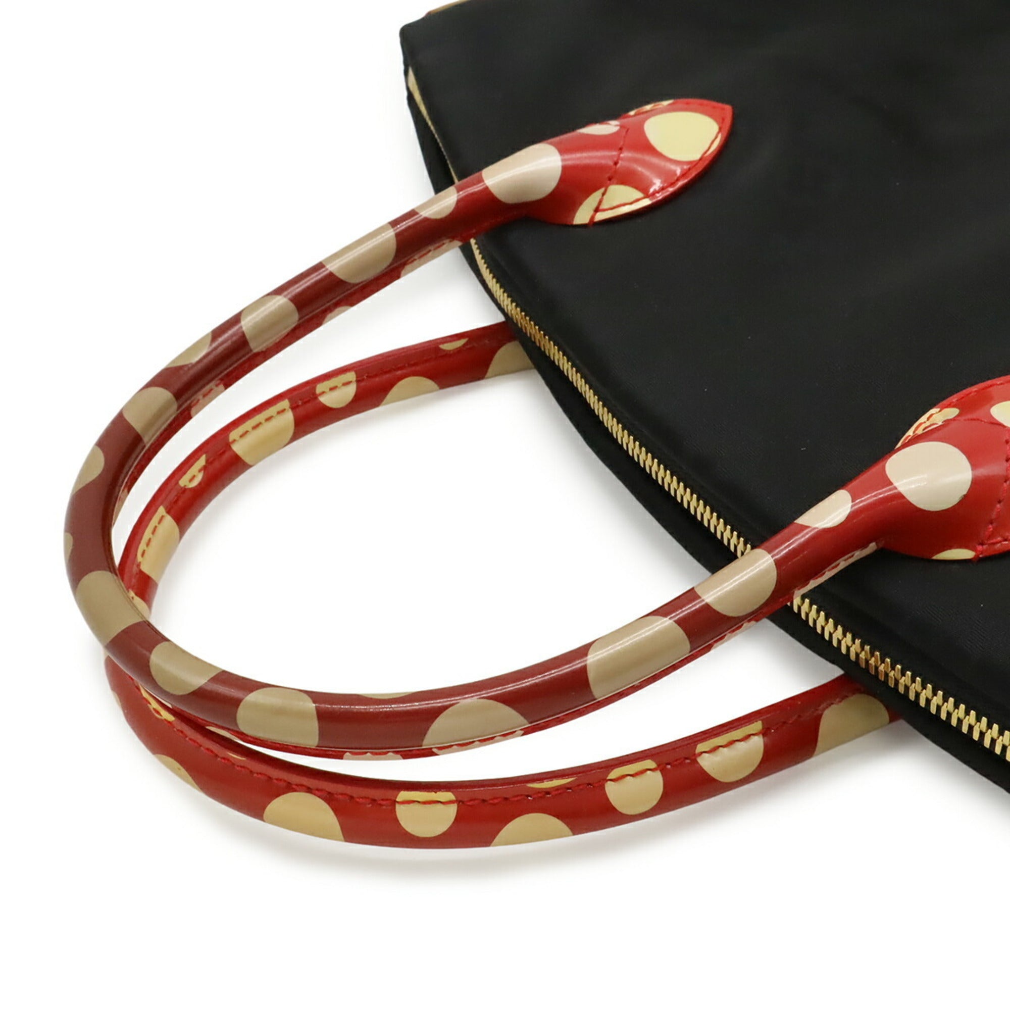 Louis Vuitton Rouge Nylon Patent Leather Tote Bag (Pre-Owned)