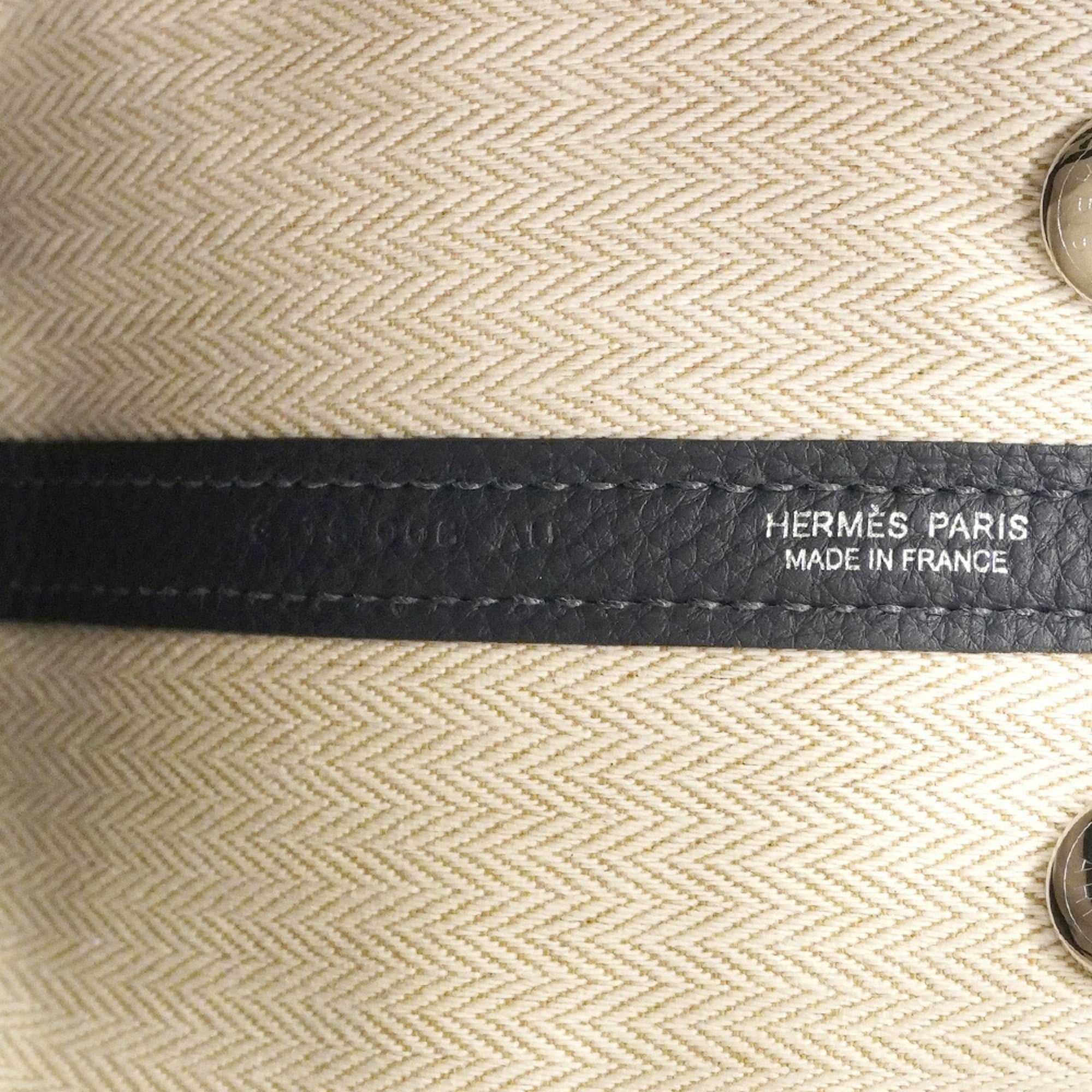 Hermes Blue Nuit Togo Leather Tote Bag (Pre-Owned)