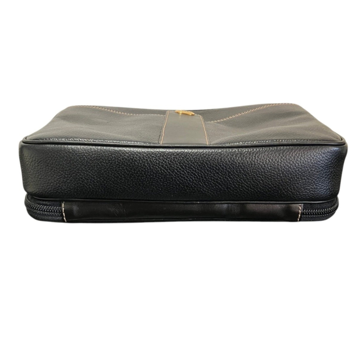 Dunhill Black Leather Clutch Bag (Pre-Owned)