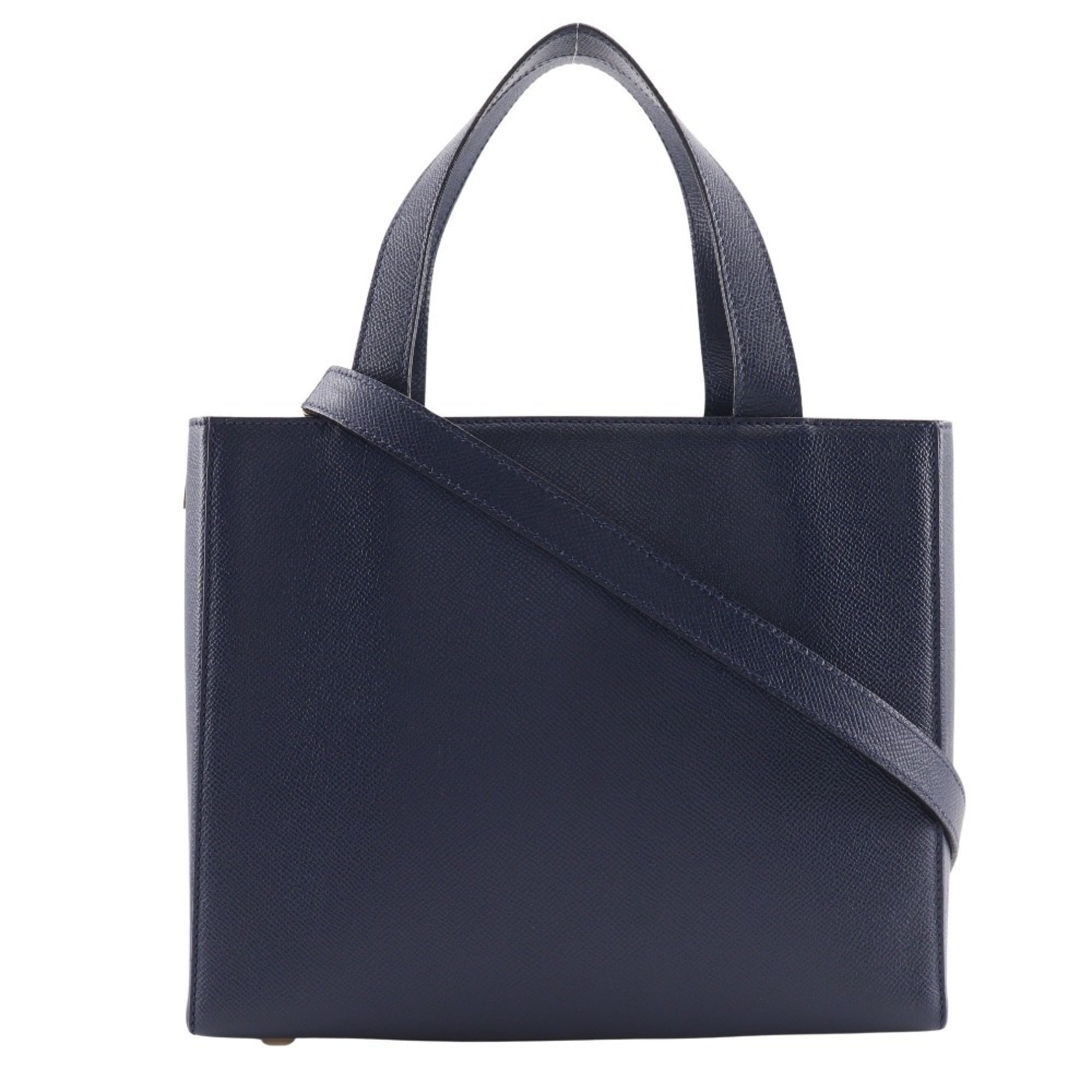 Celine Navy Leather Handbag (Pre-Owned)