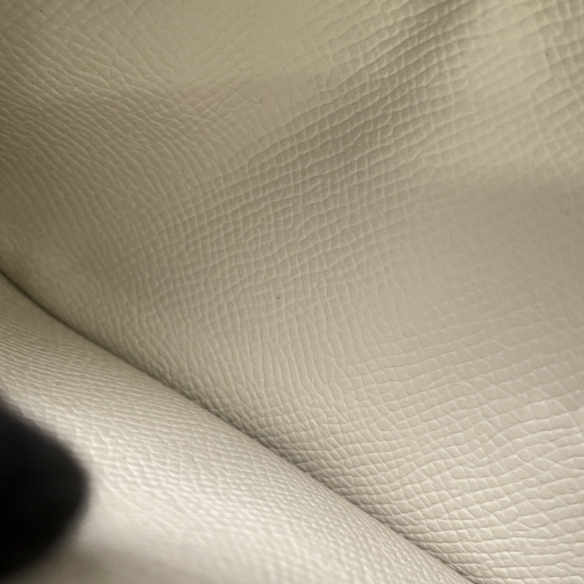 Hermes Cream Ivory Epsom Leather Chain/Shoulder Wallet (Pre-Owned)