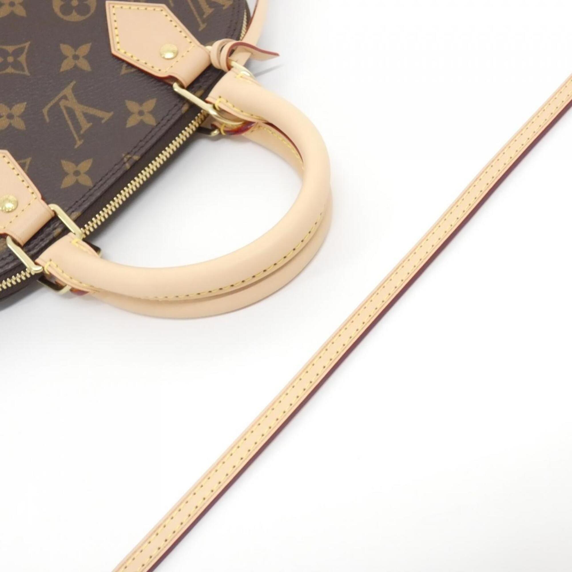 Louis Vuitton Marron Coated Canvas Handbag (Pre-Owned)