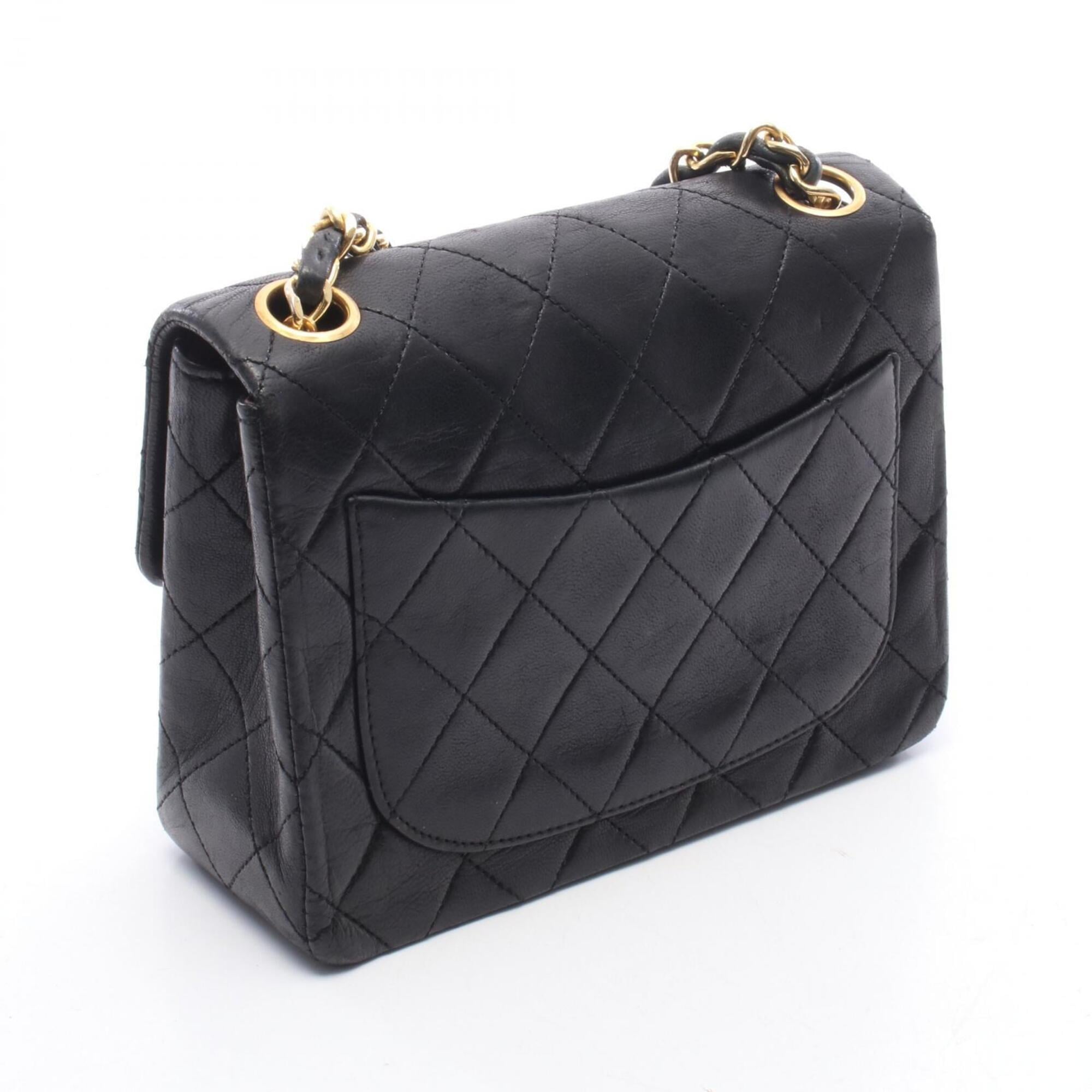 Chanel Black Handbag Shoulder Bag (Pre-Owned)