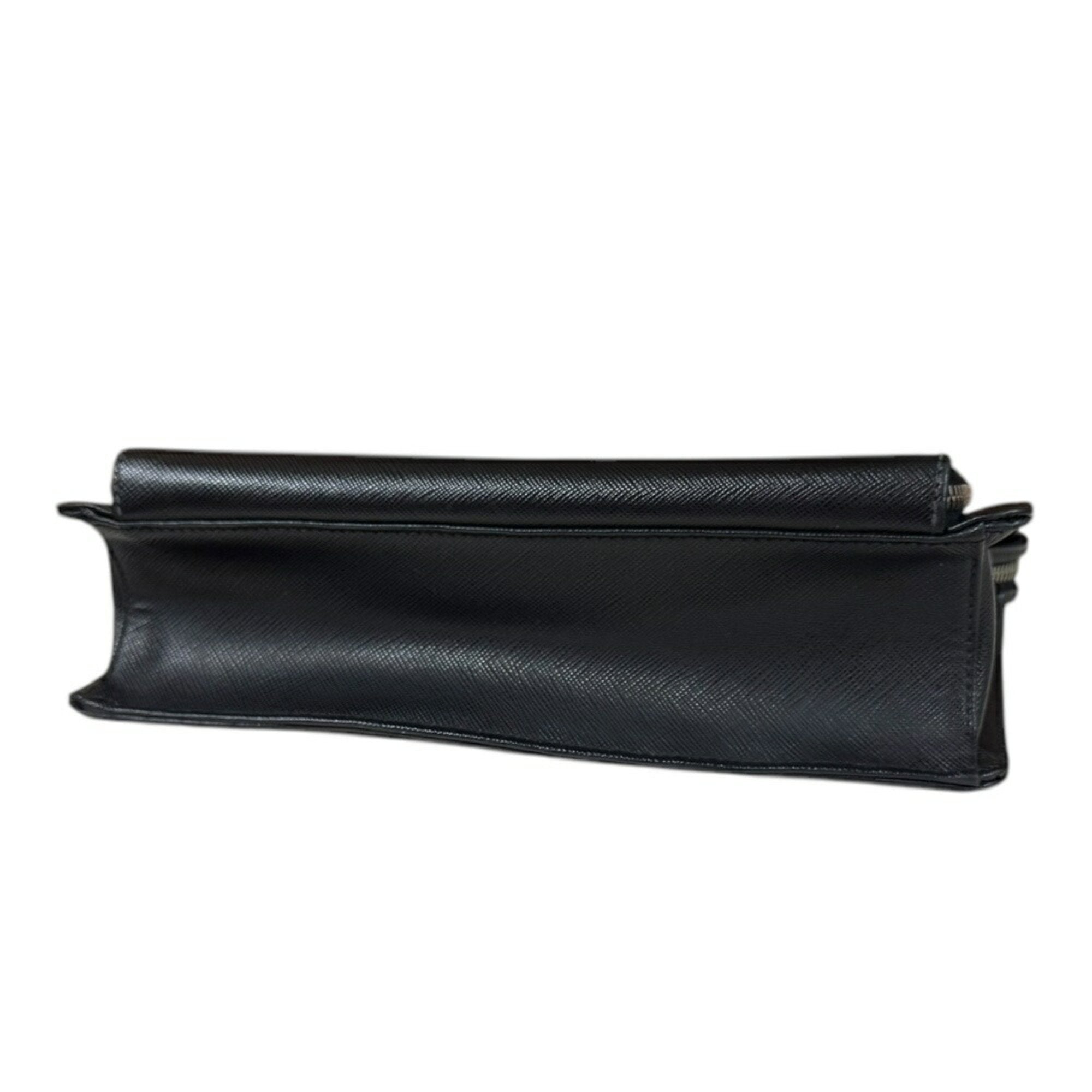 Prada Black Leather Clutch Bag (Pre-Owned)