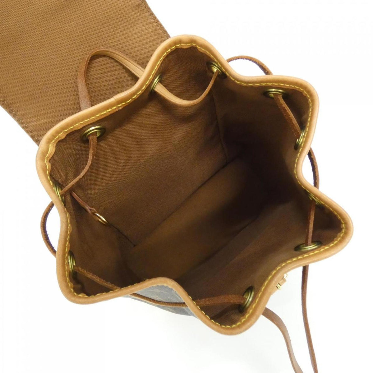 Louis Vuitton Marron Coated Canvas Backpack (Pre-Owned)