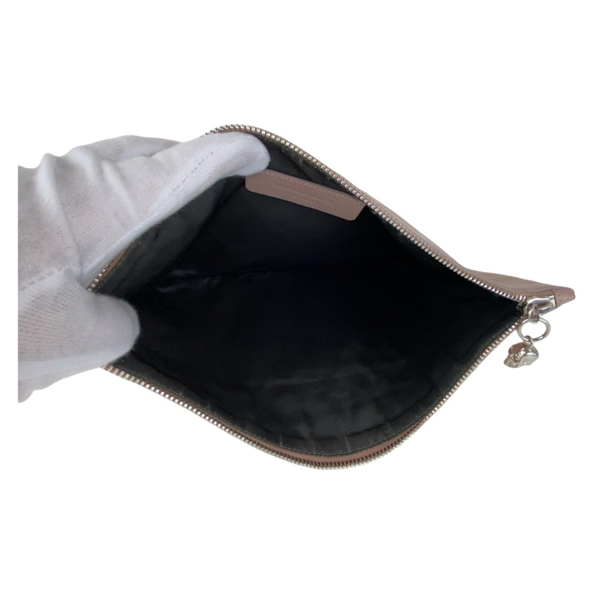 Alexander Mcqueen Pink Leather Clutch Bag (Pre-Owned)