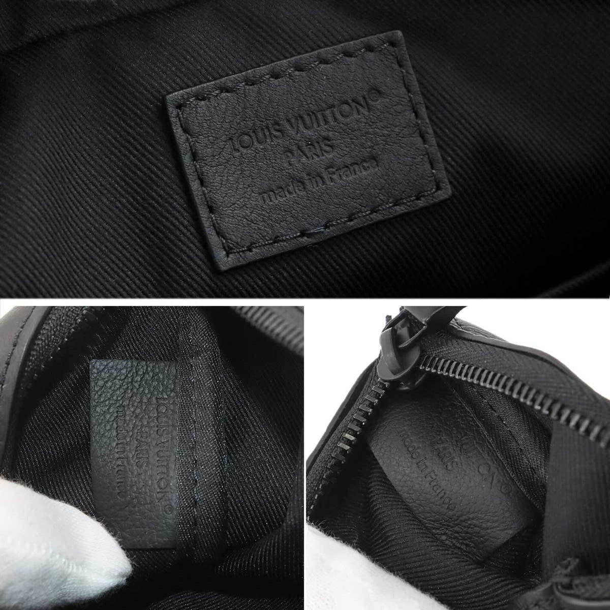 Louis Vuitton Noir Monogram Shadow Handbag Messenger Bag Pouch Shoulder Bag (Pre-Owned)