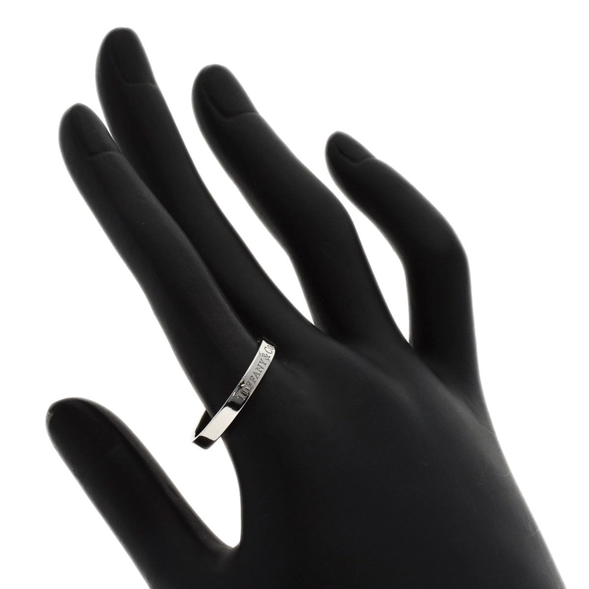 Tiffany Platinum 950 Band Ring (Pre-Owned)