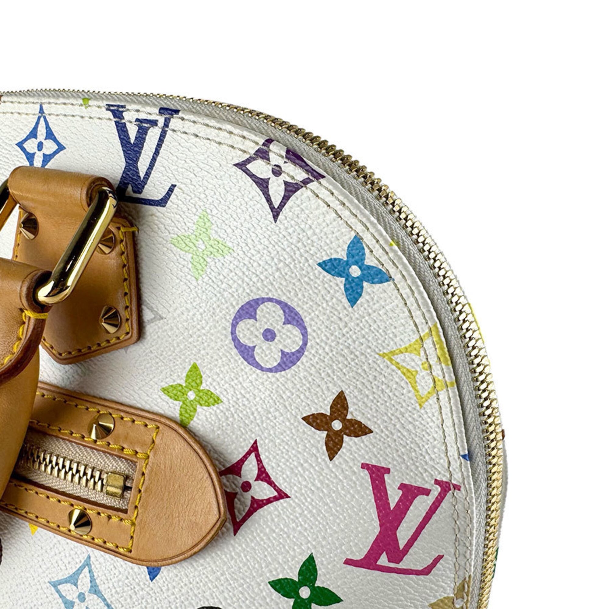 Louis Vuitton Blanc Multi-Color Monogram Multicolore Handbag (Pre-Owned)