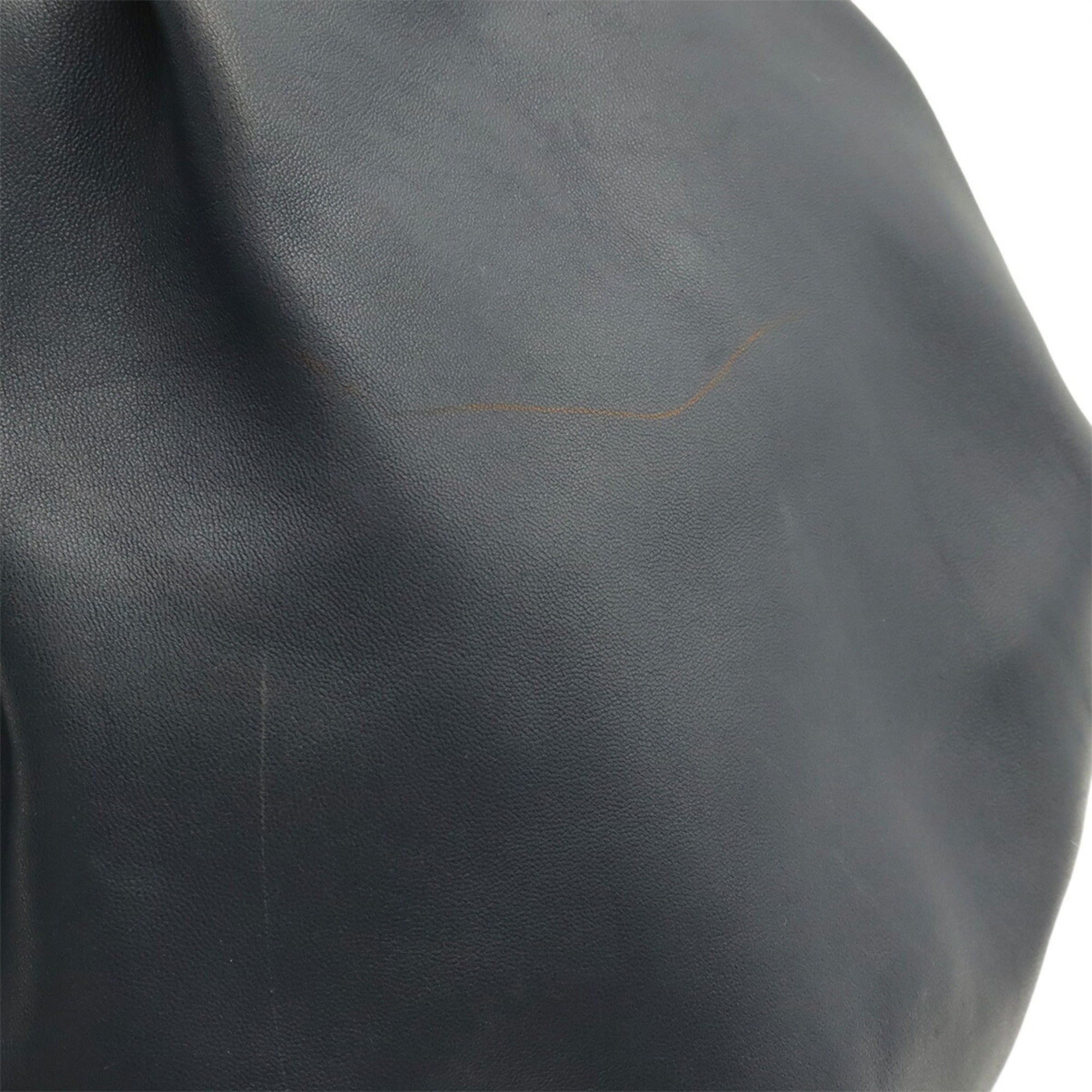 Loewe Navy Leather Handbag Shoulder Bag (Pre-Owned)
