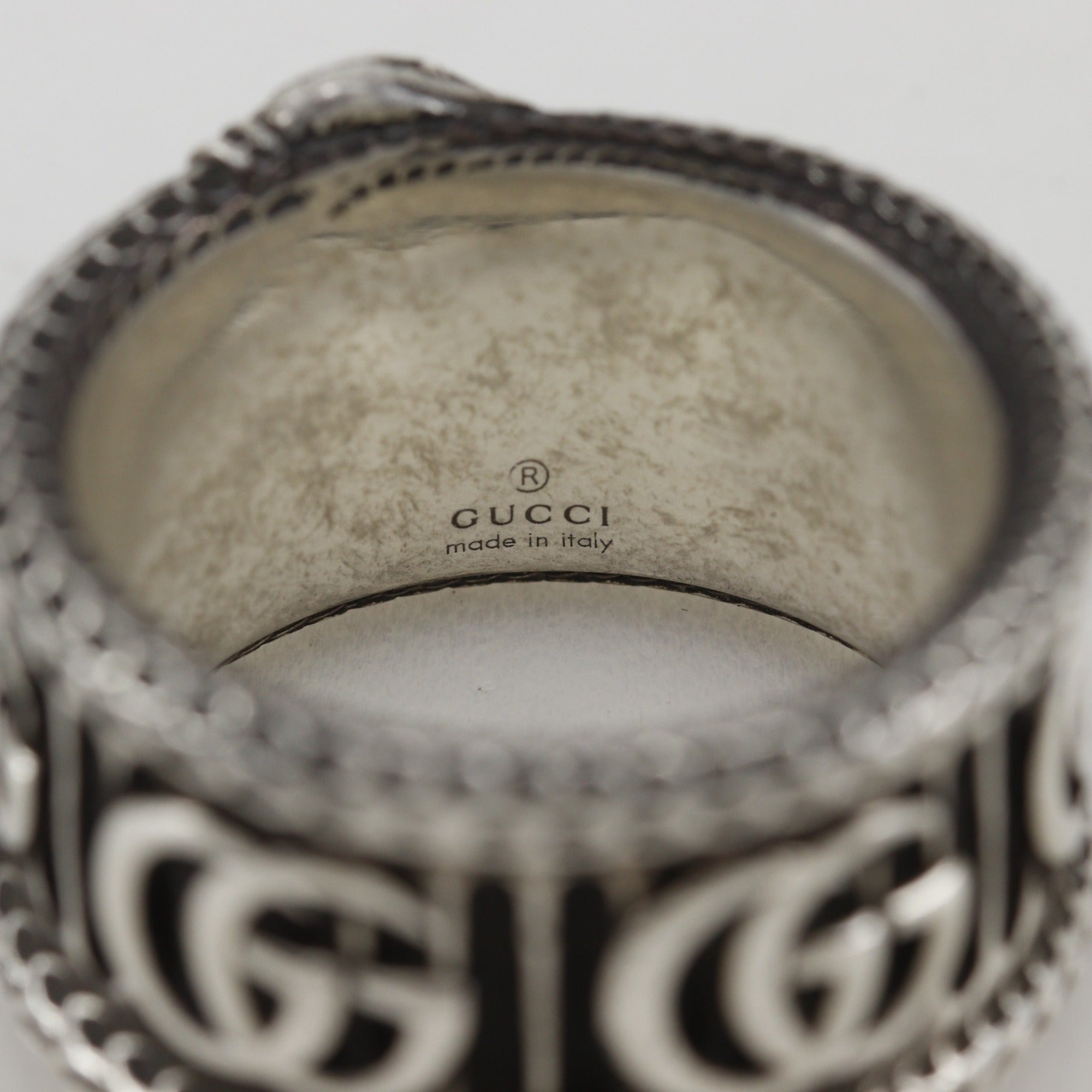 Gucci Silver 925 Band Ring (Pre-Owned)