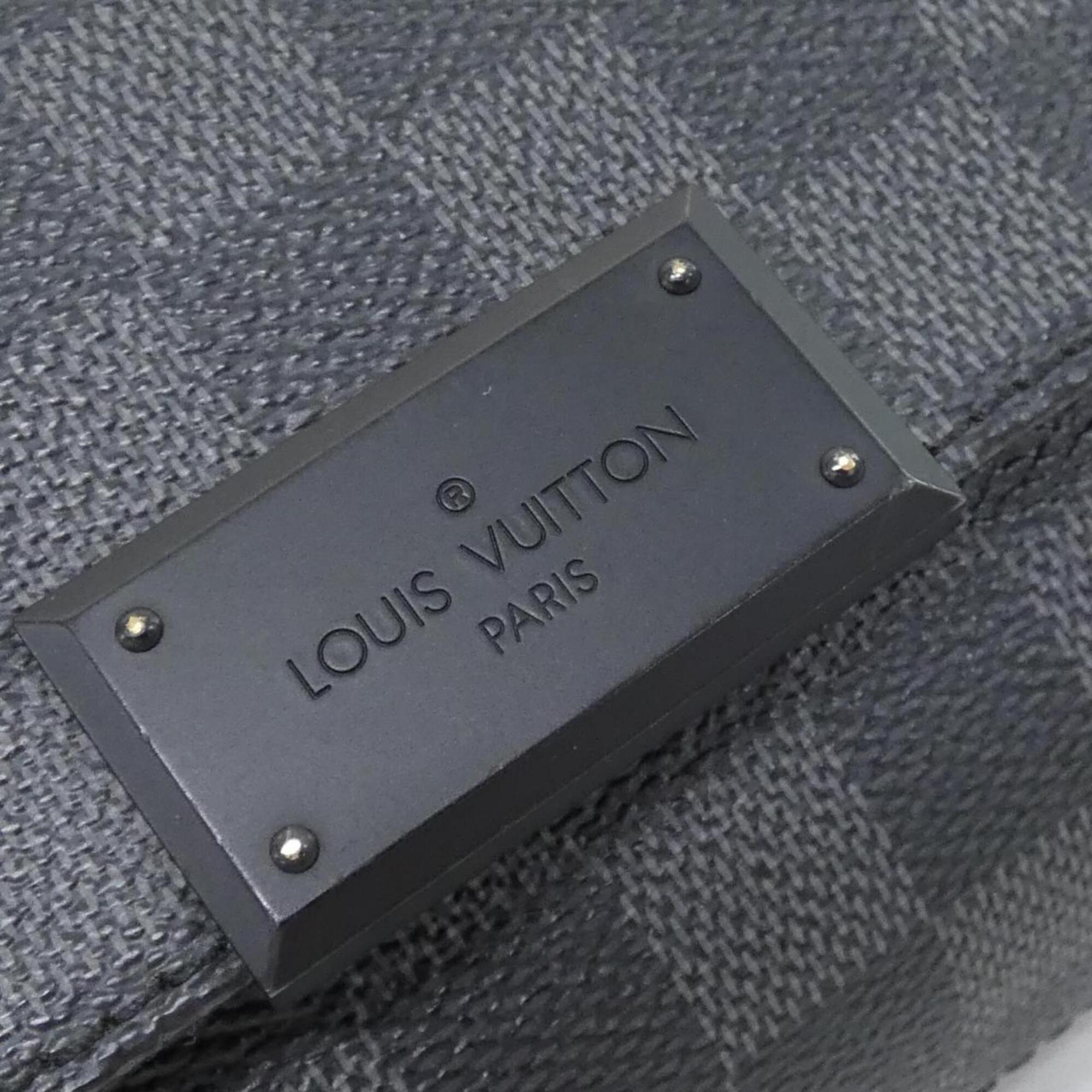 Louis Vuitton Graphite Coated Canvas Shoulder Bag (Pre-Owned)