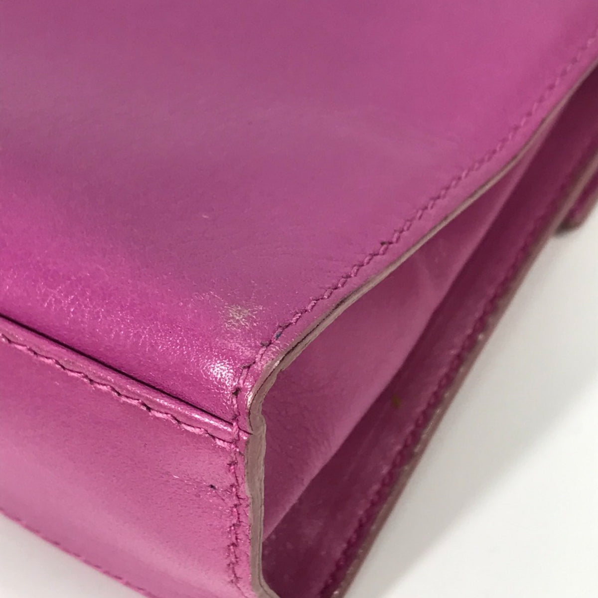 Celine Purple Leather Handbag (Pre-Owned)