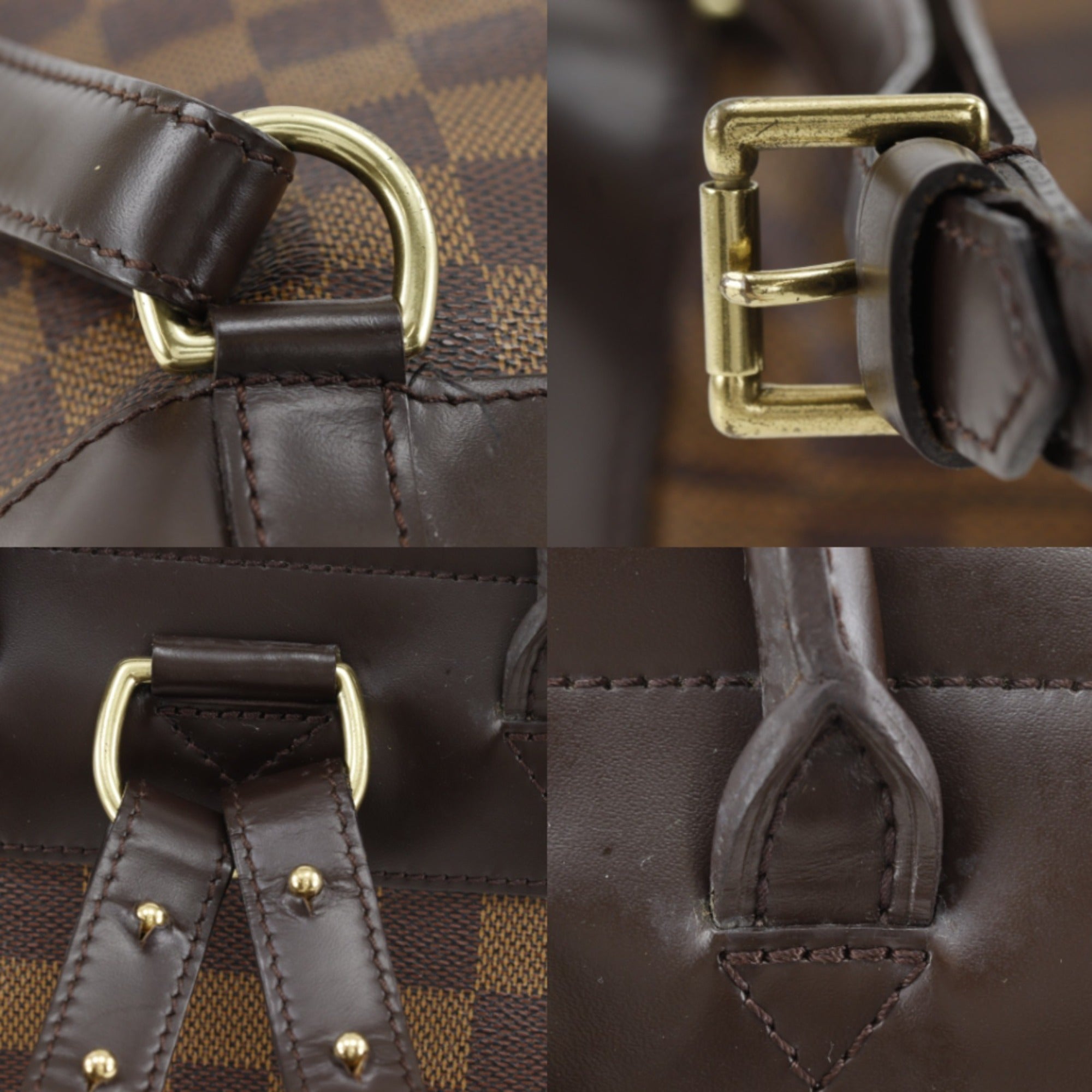 Louis Vuitton Brown Damier Canvas Damier Canvas Backpack (Pre-Owned)