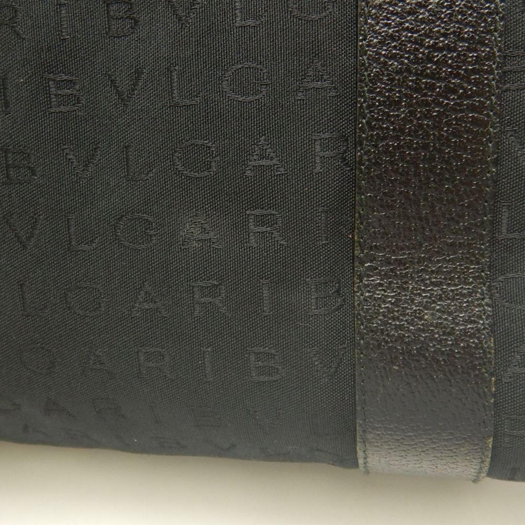 Bvlgari Logomania Black Canvas Tote Bag (Pre-Owned)