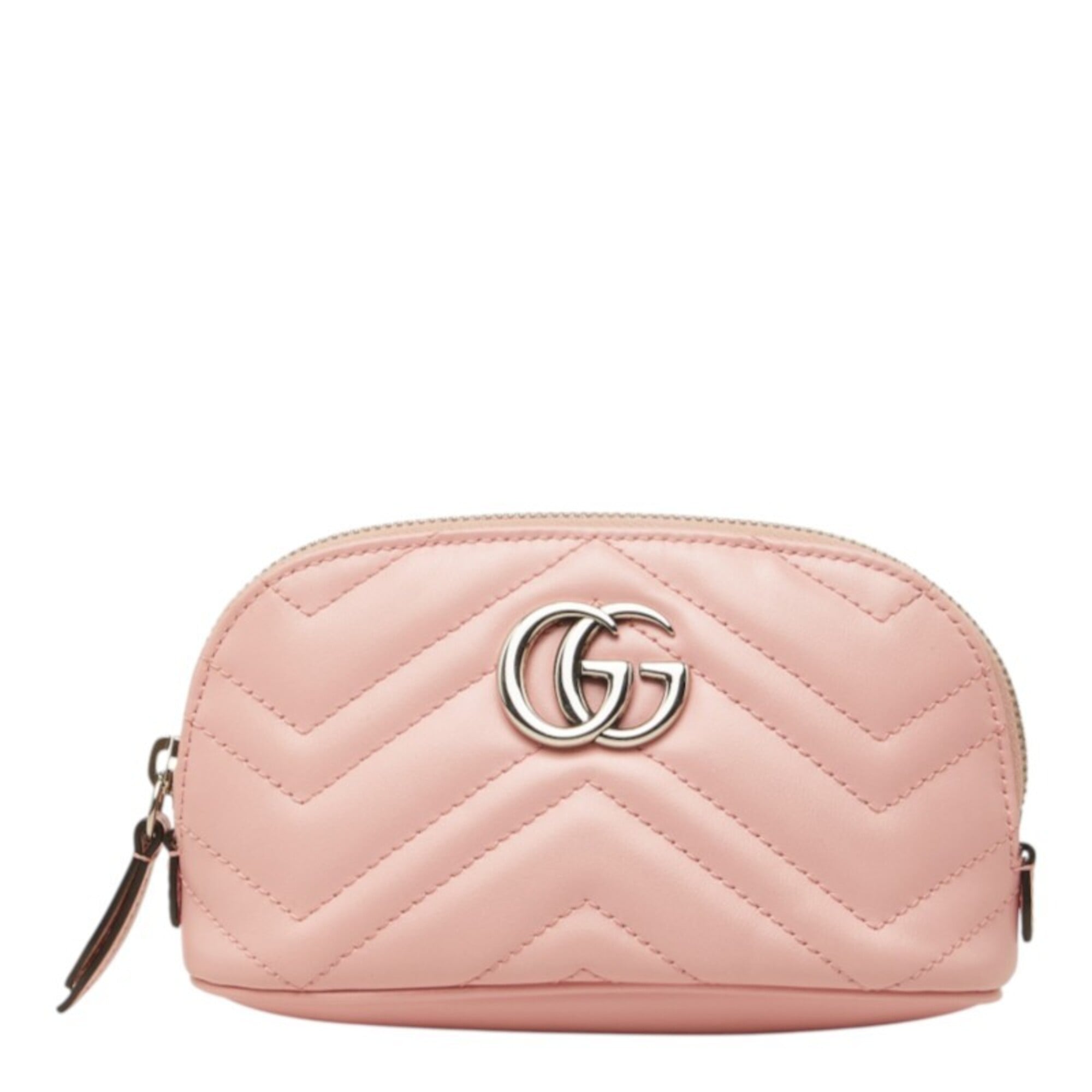 Gucci Pink Leather Handbag Pouch (Pre-Owned)
