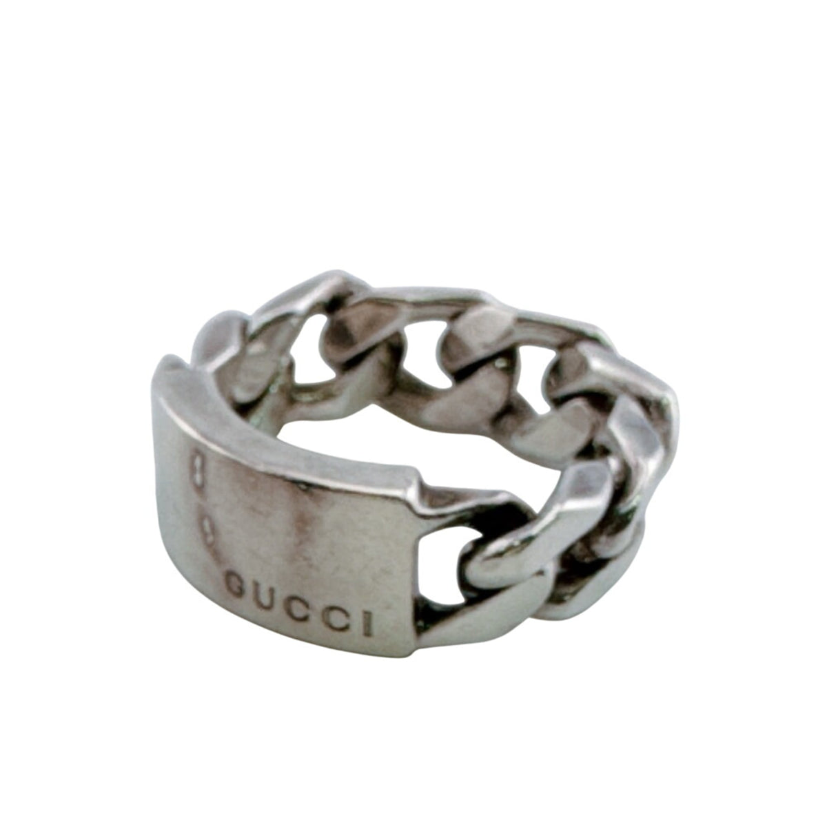 Gucci Silver Silver 925 Band Ring (Pre-Owned)