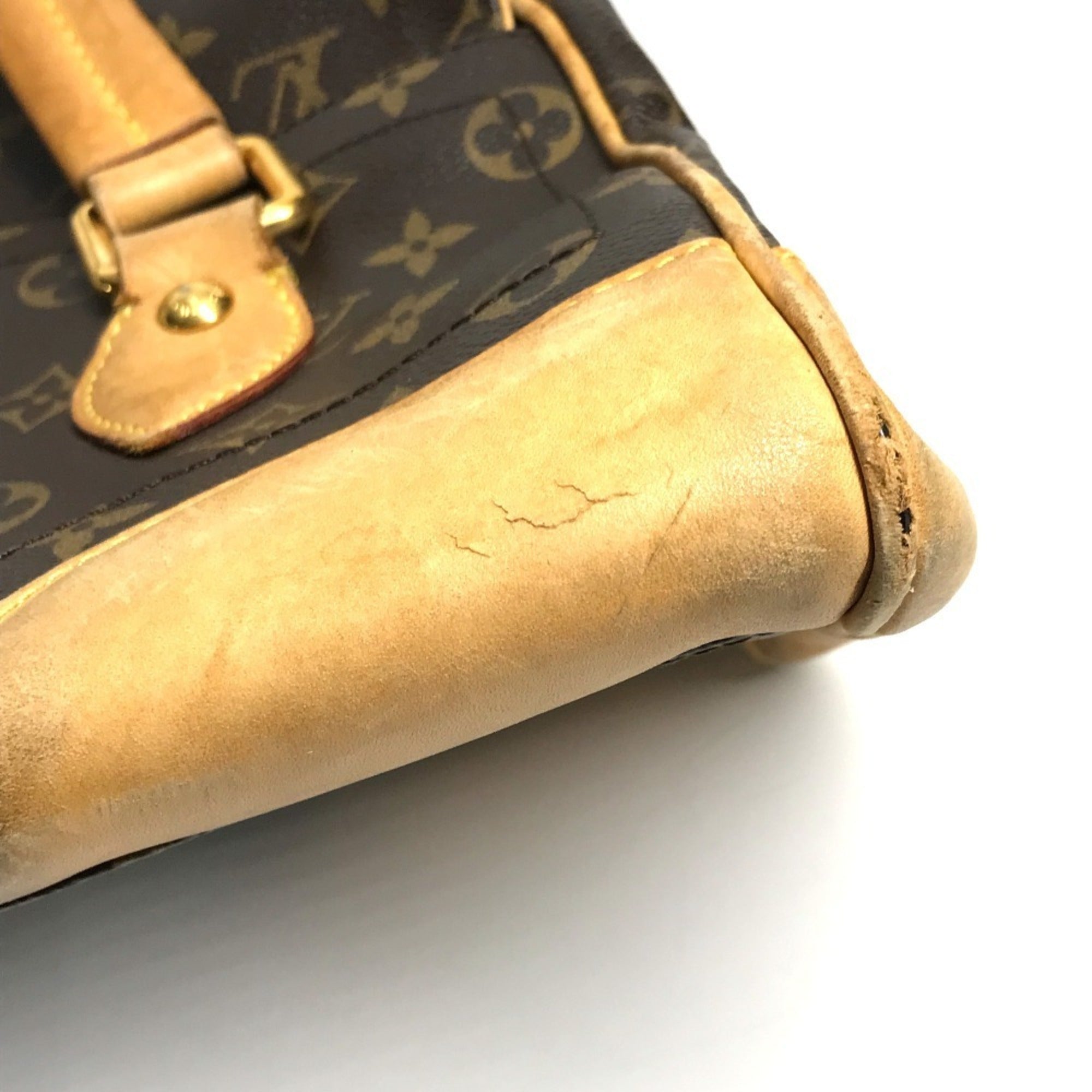 Louis Vuitton Brown Monogram Shoulder Bag Tote Bag (Pre-Owned)