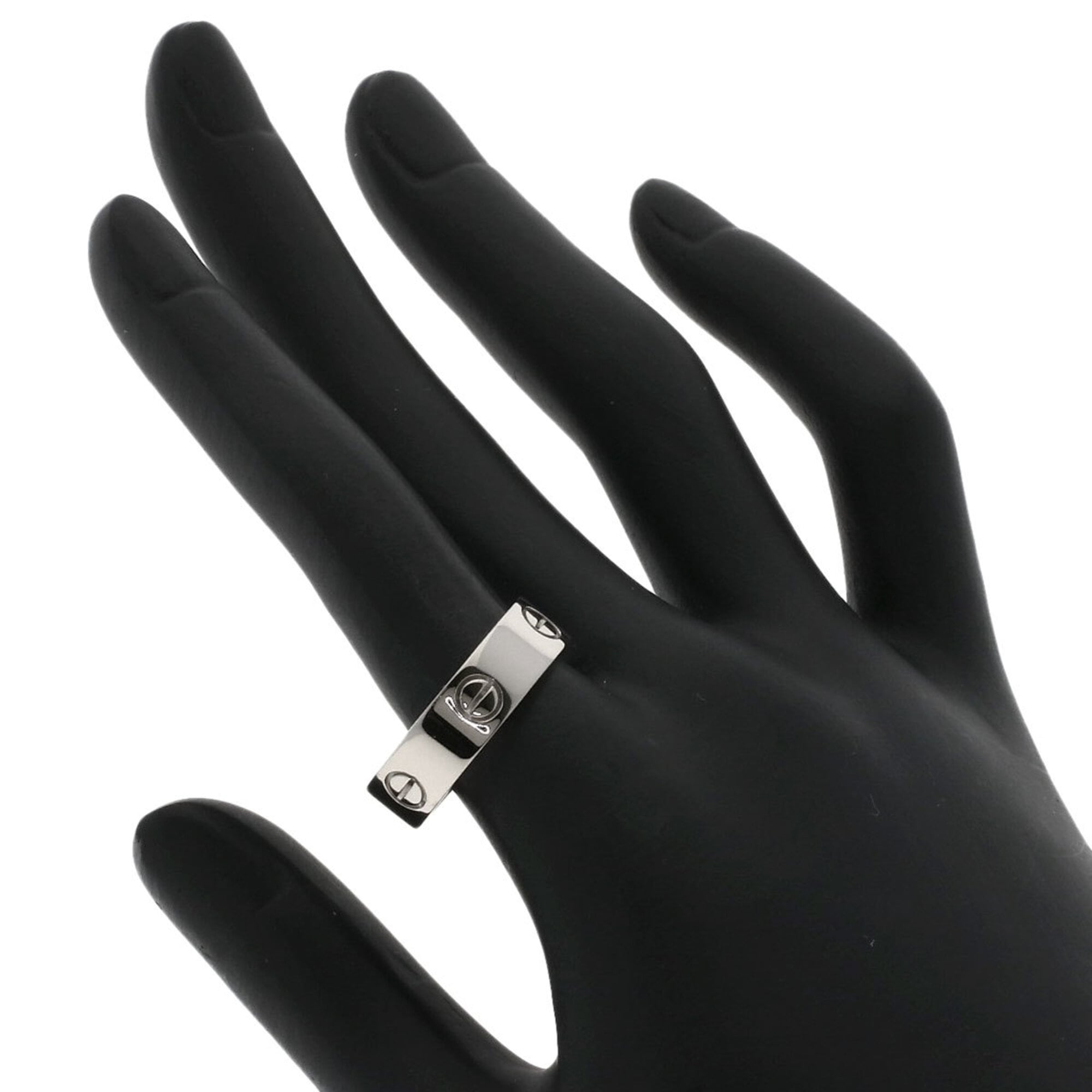 Cartier White Gold White Gold (18K) Band Ring (Pre-Owned)