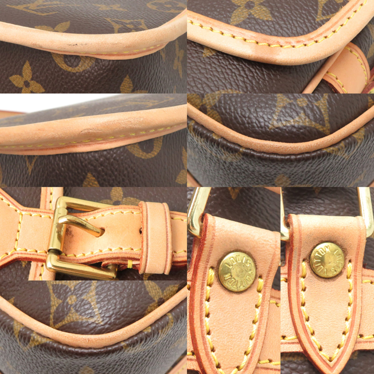 Louis Vuitton Brown Monogram Shoulder Bag (Pre-Owned)