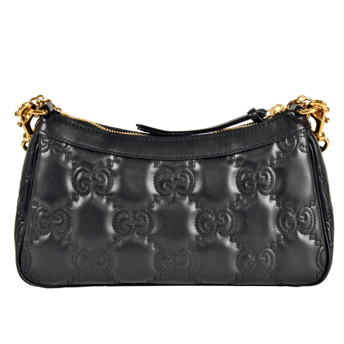 Gucci Black Leather Shoulder Bag (Pre-Owned)
