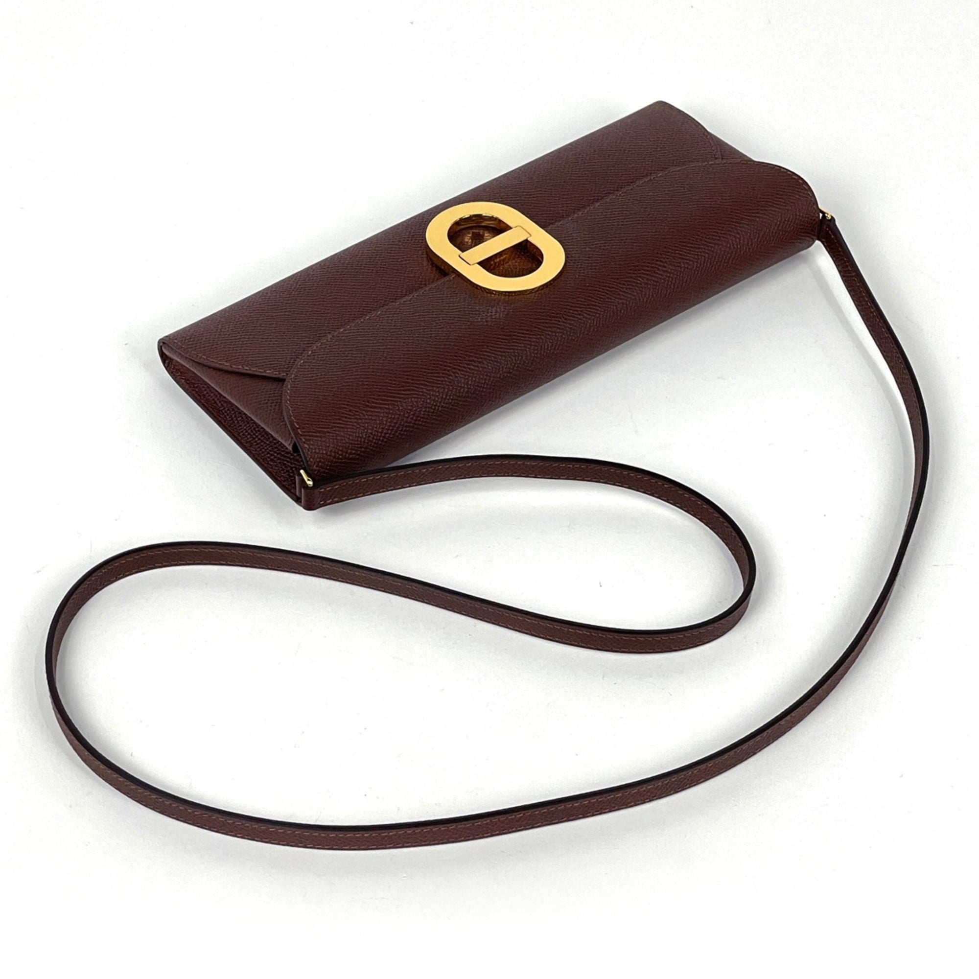 Hermes Brown Clutch Bag (Pre-Owned)