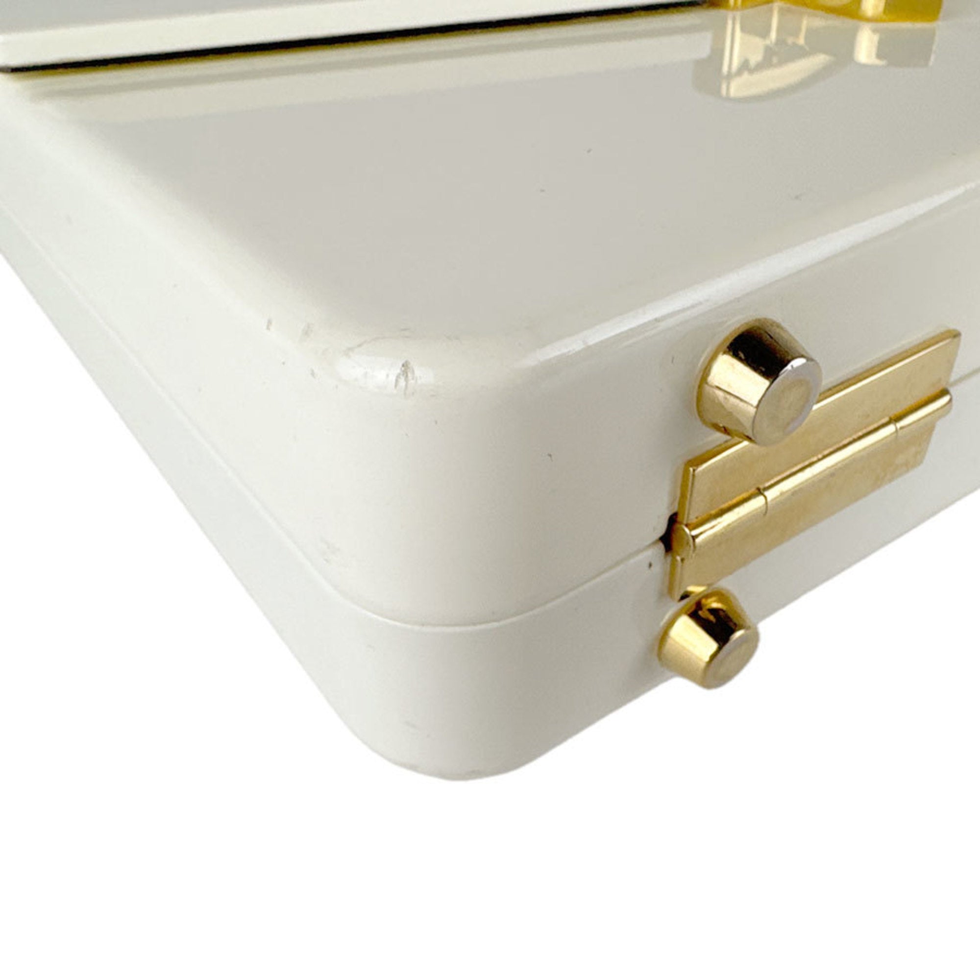 Gucci Ivory Acrylic Handbag Shoulder Bag (Pre-Owned)