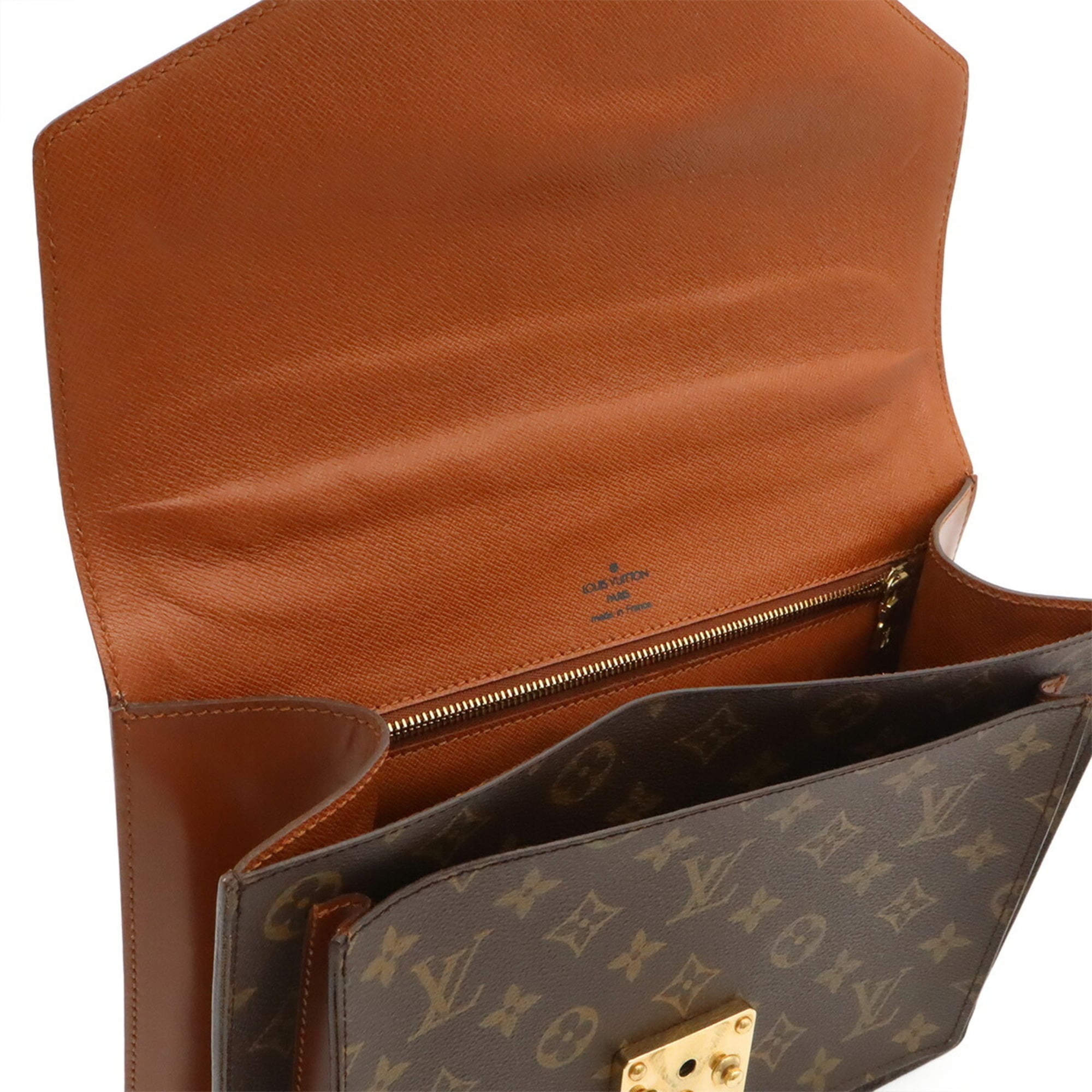 Louis Vuitton Brown Galle Monogram Monogram Handbag Shoulder Bag (Pre-Owned)