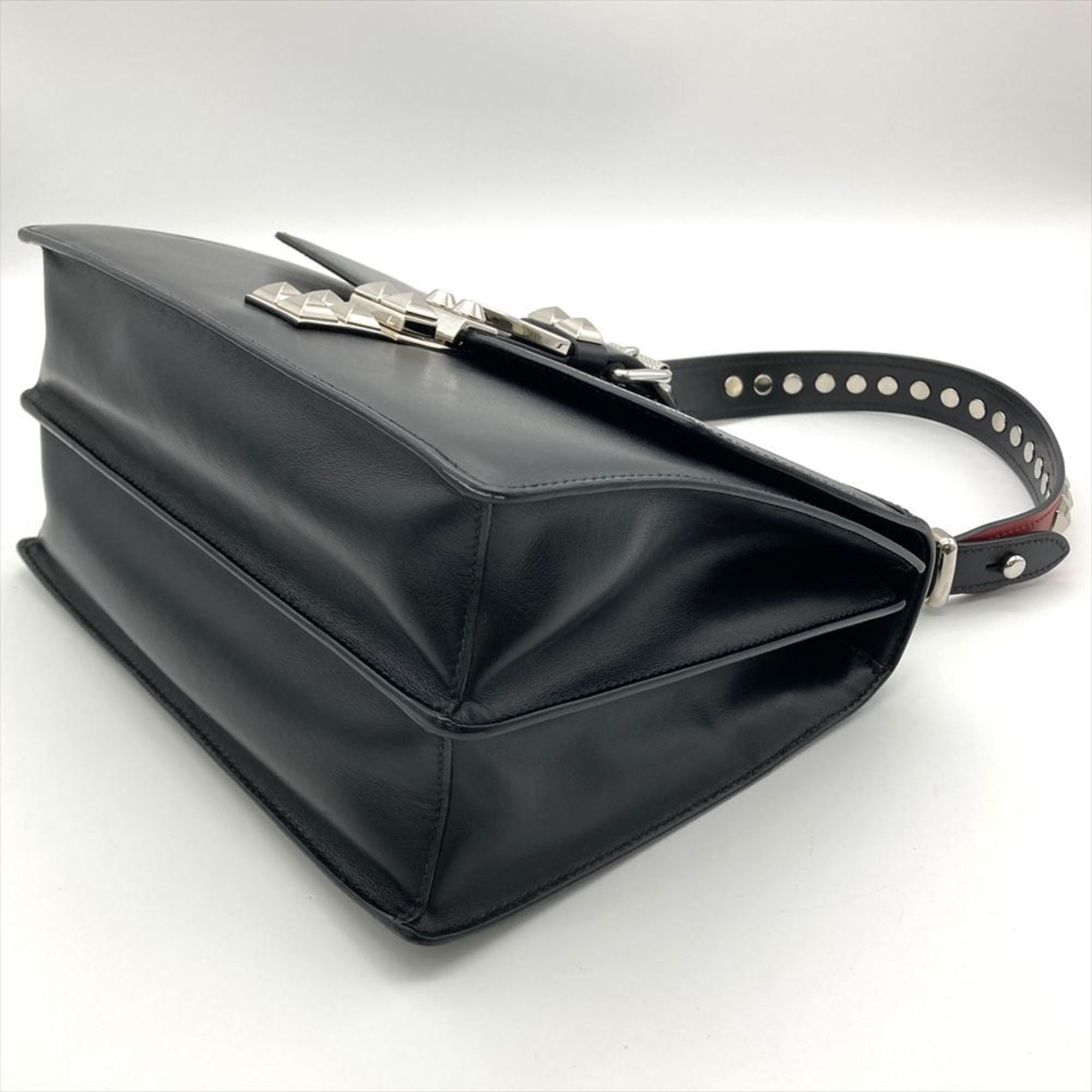 Prada Black Leather Shoulder Bag (Pre-Owned)