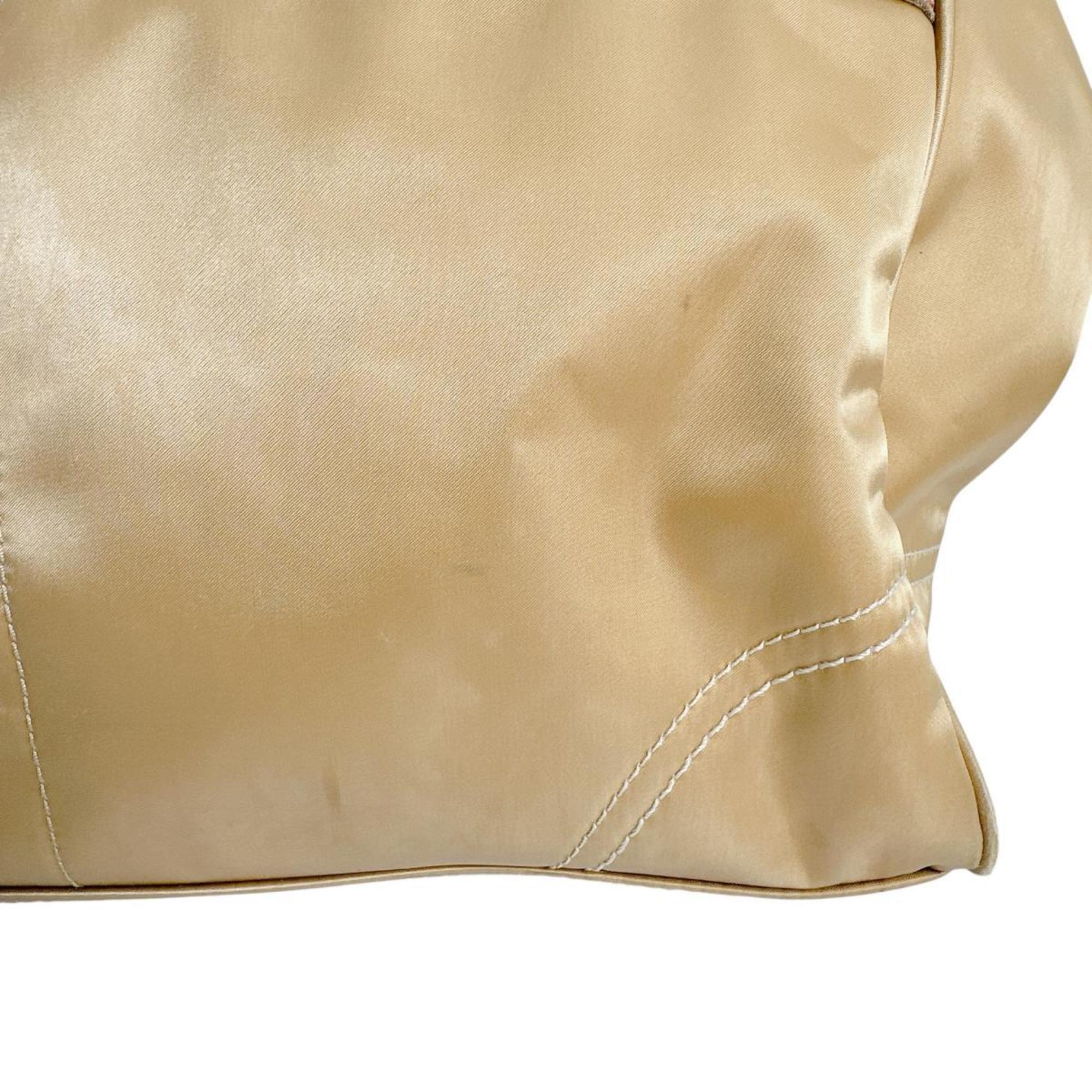 Coach Gold Signature Line Handbag Tote Bag (Pre-Owned)
