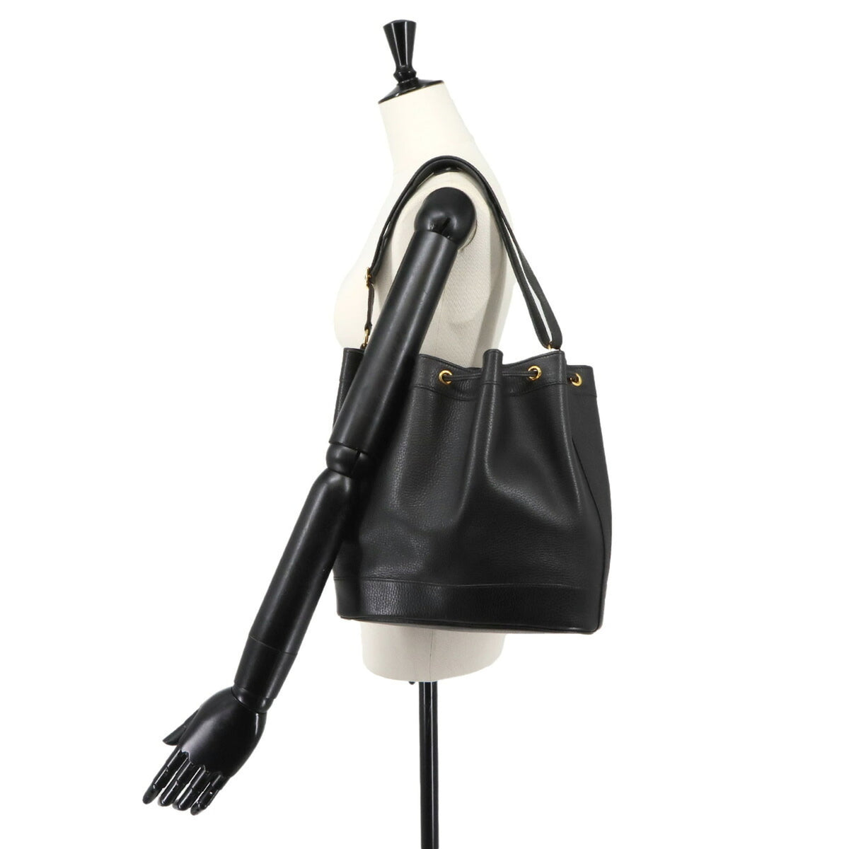 Hermes Black Ardennes Leather Handbag Shoulder Bag (Pre-Owned)