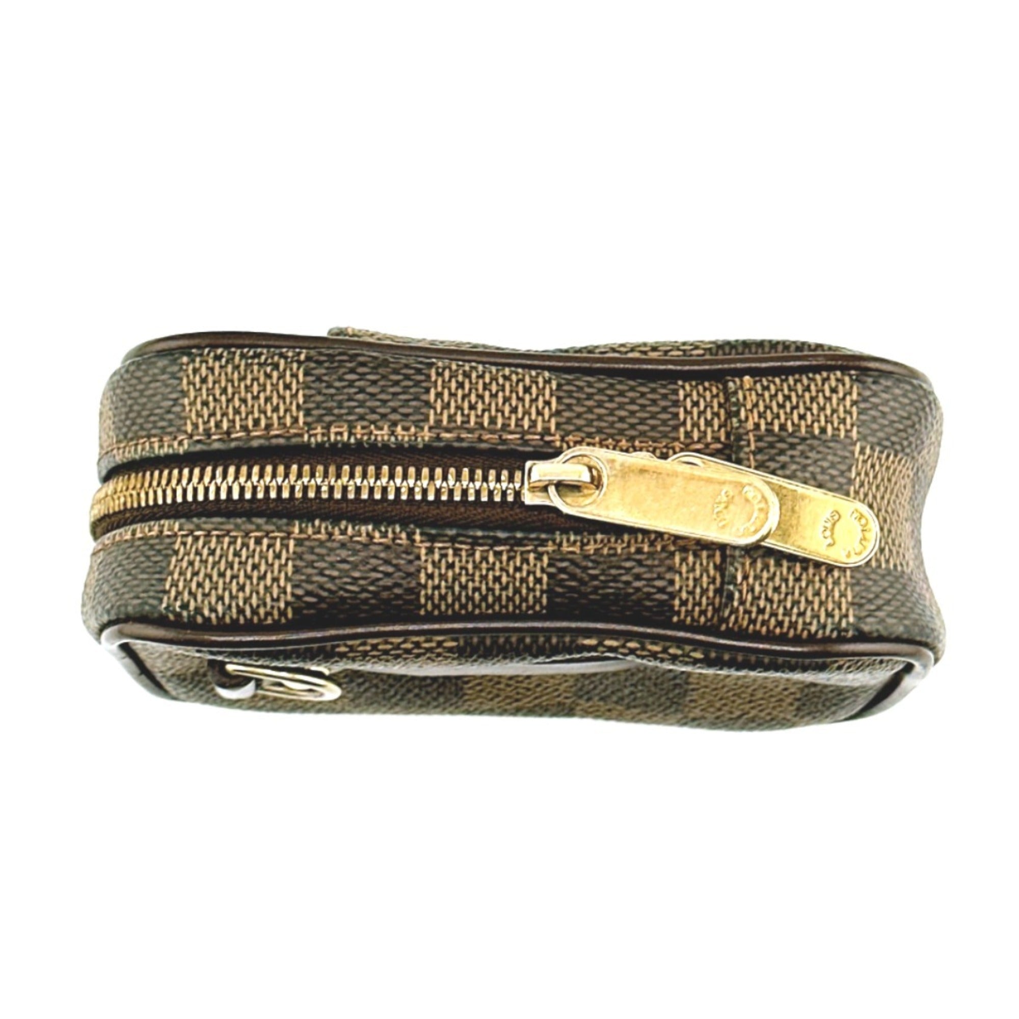 Louis Vuitton Brown Damier Canvas Pouch (Pre-Owned)