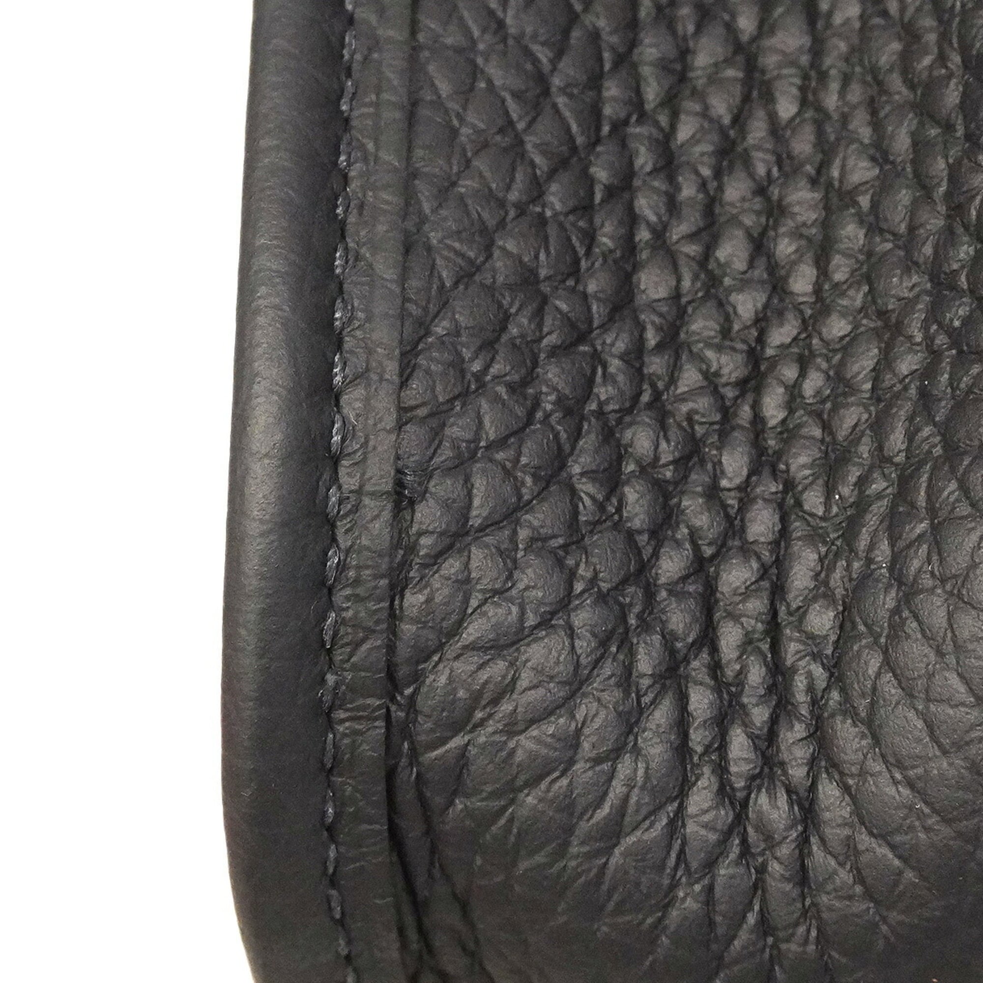 Hermes Blue Nuit Taurillon Clemence Leather Shoulder Bag (Pre-Owned)