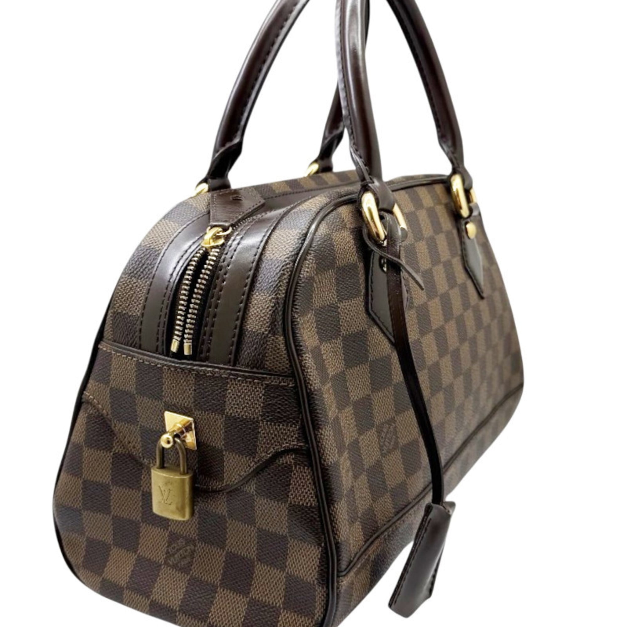 Louis Vuitton Brown Damier Canvas Boston Bag Handbag (Pre-Owned)