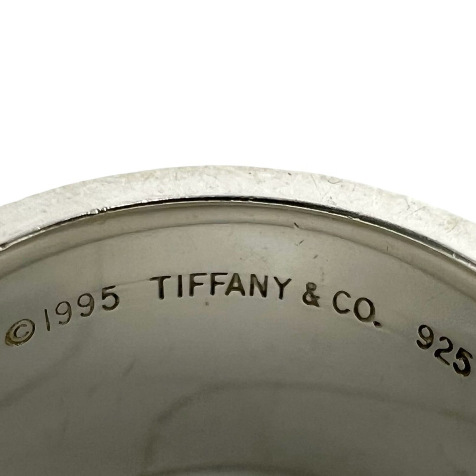 Tiffany Silver Silver 925 Band Ring (Pre-Owned)