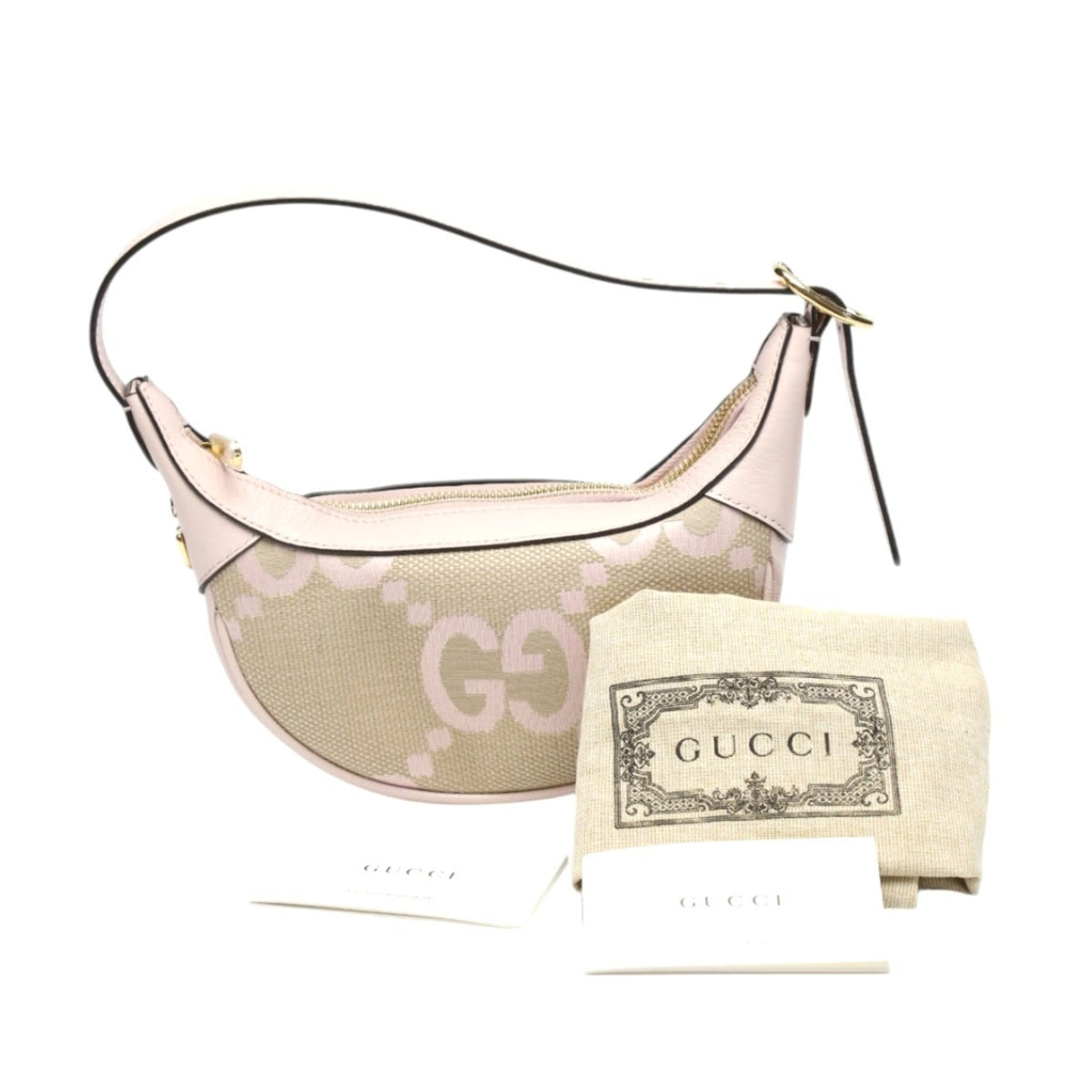Gucci Pink Gg Canvas Handbag (Pre-Owned)