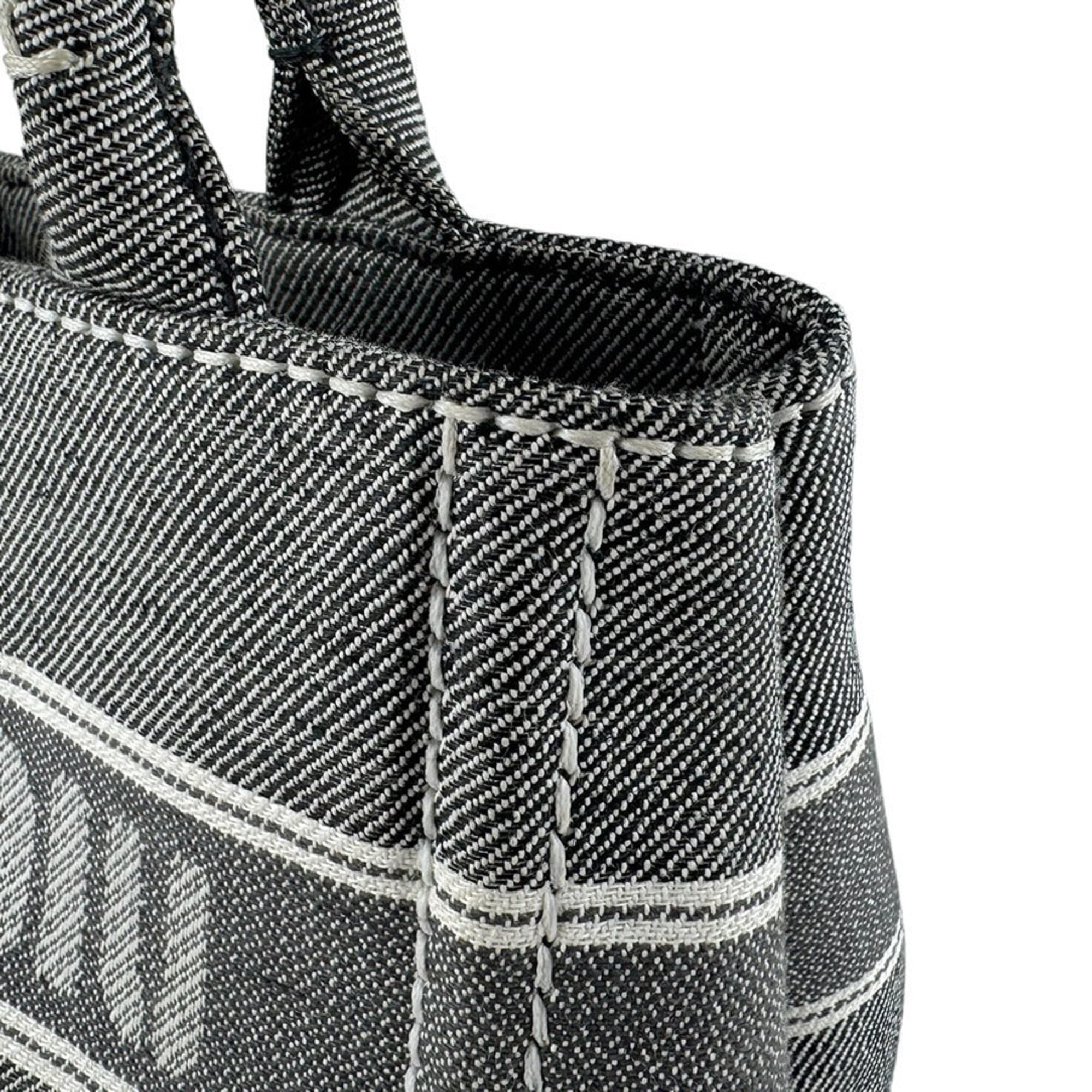 Miu Miu Black Canvas Handbag Shoulder Bag (Pre-Owned)
