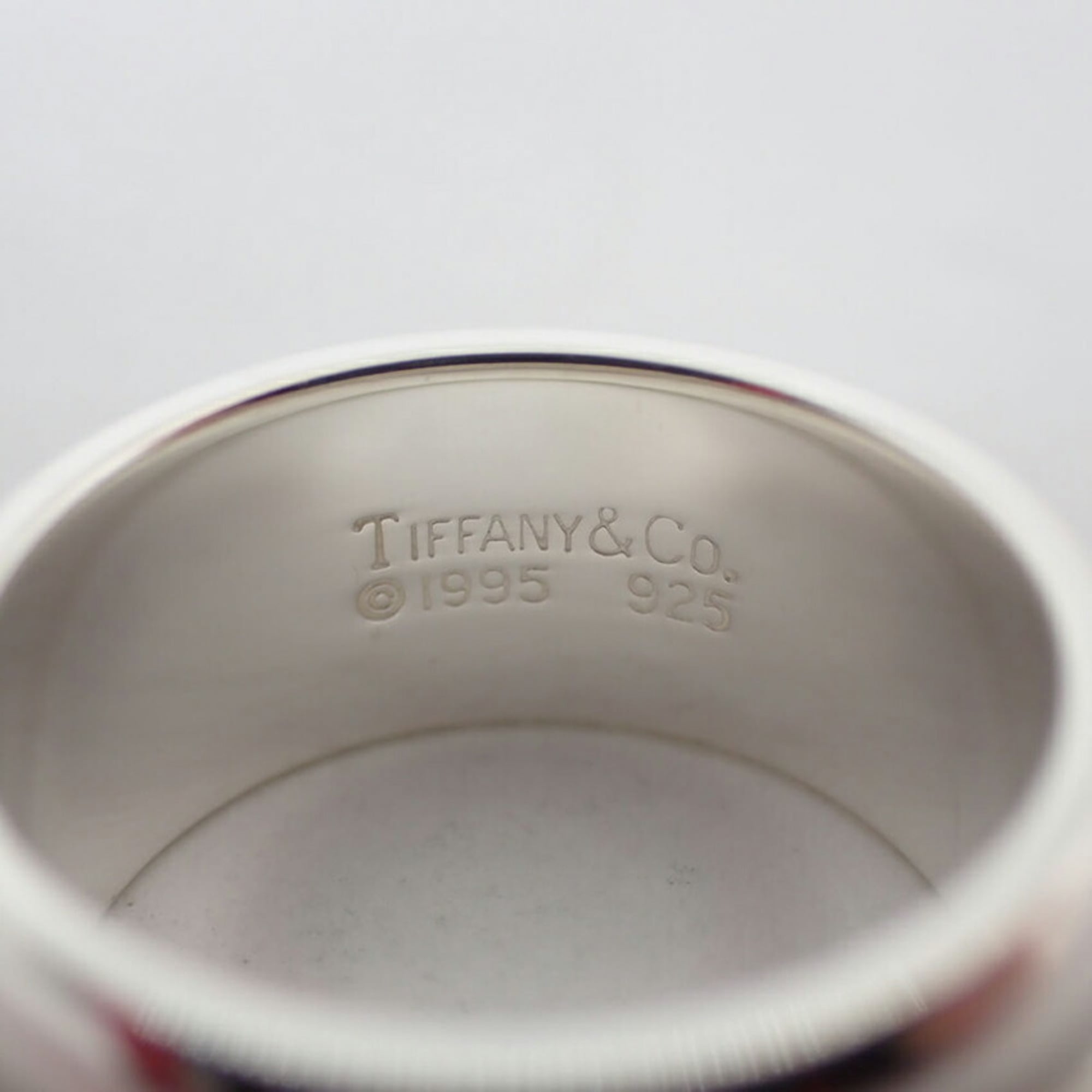 Tiffany Sterling Silver 925 Band Ring (Pre-Owned)