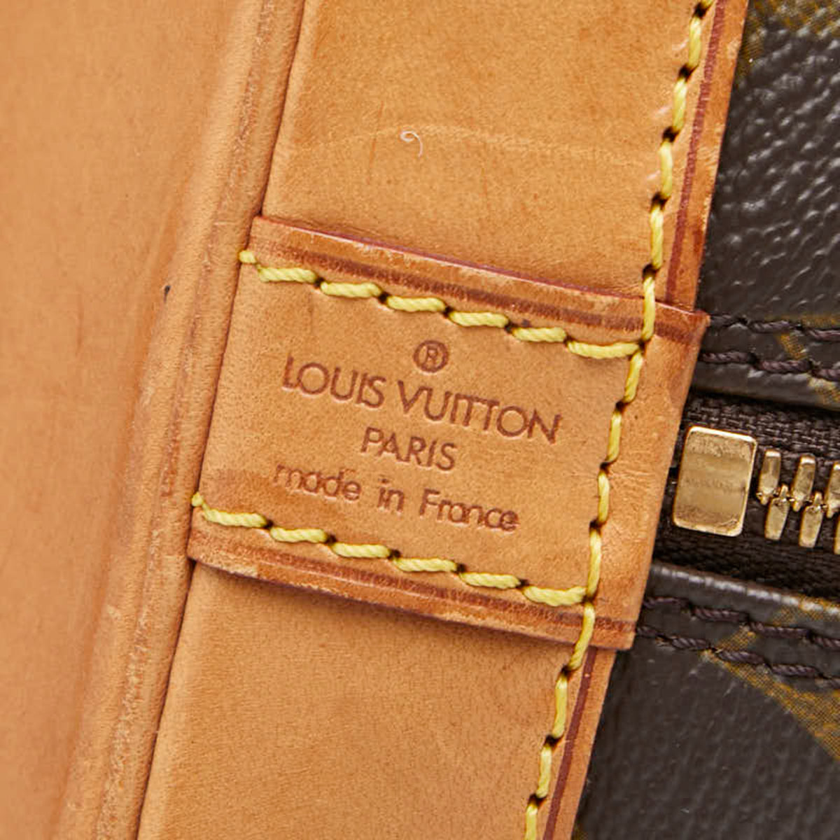Louis Vuitton Brown Pvc Leather Handbag (Pre-Owned)