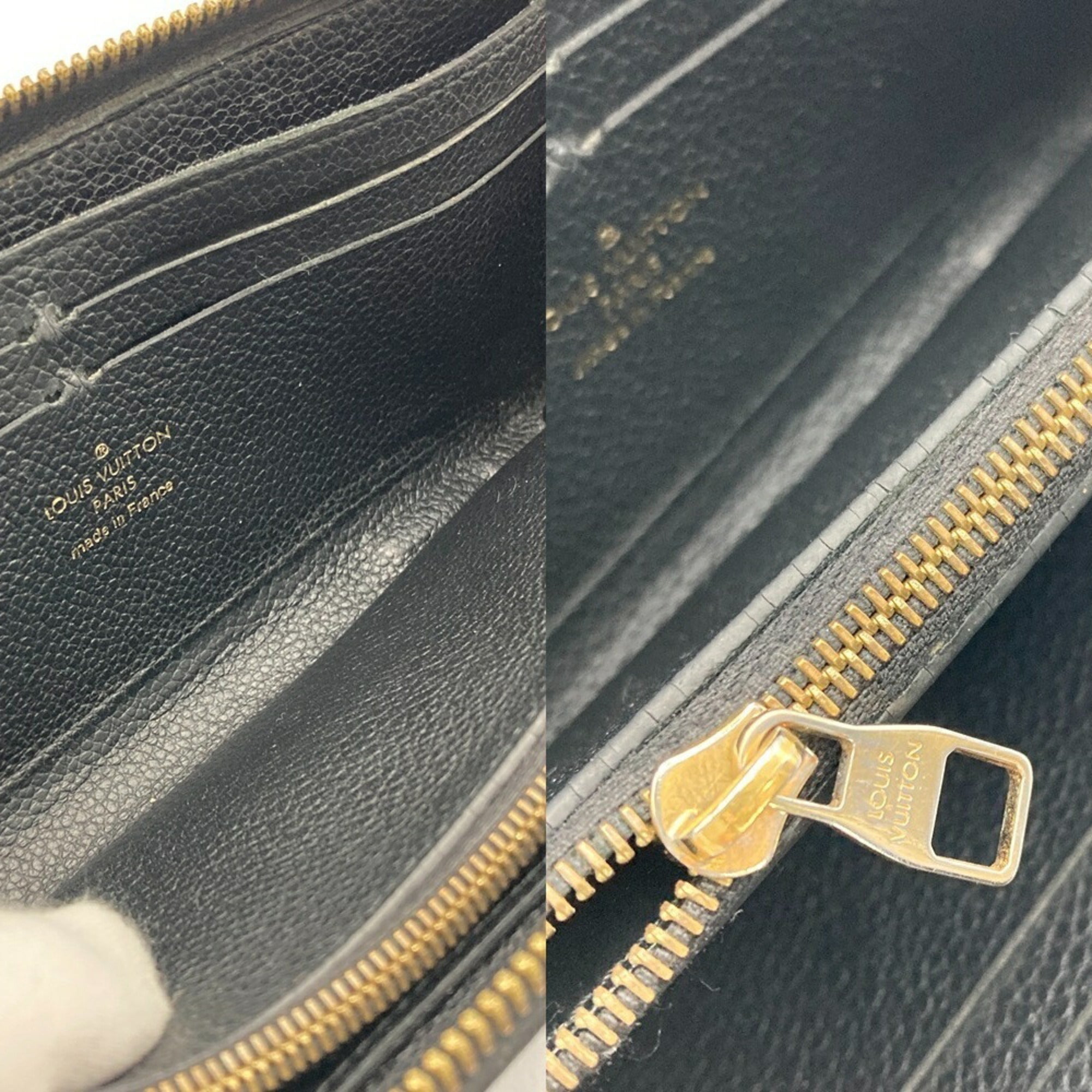 Louis Vuitton Monogram Empreinte Black Monogram Empreinte Long Wallet (Bi-Fold) (Pre-Owned)