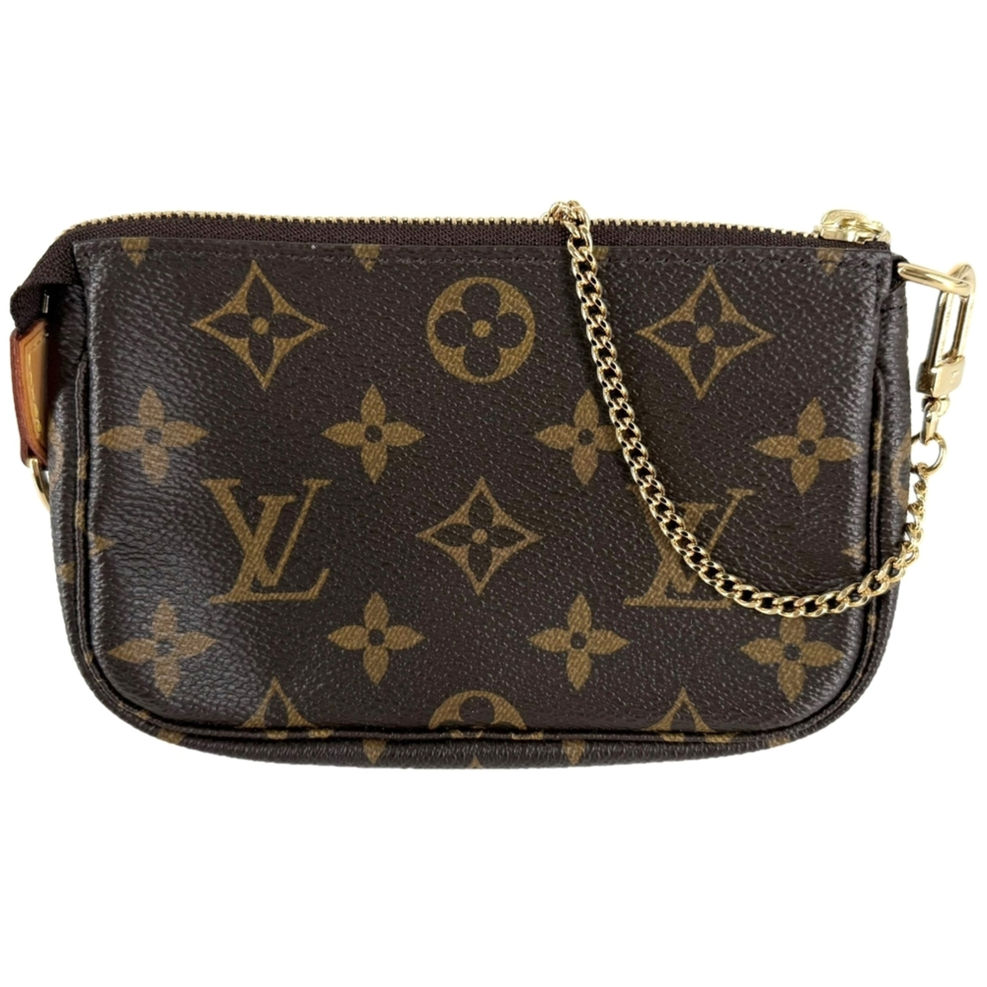 Louis Vuitton Brown Monogram White Monogram Handbag Pouch (Pre-Owned)