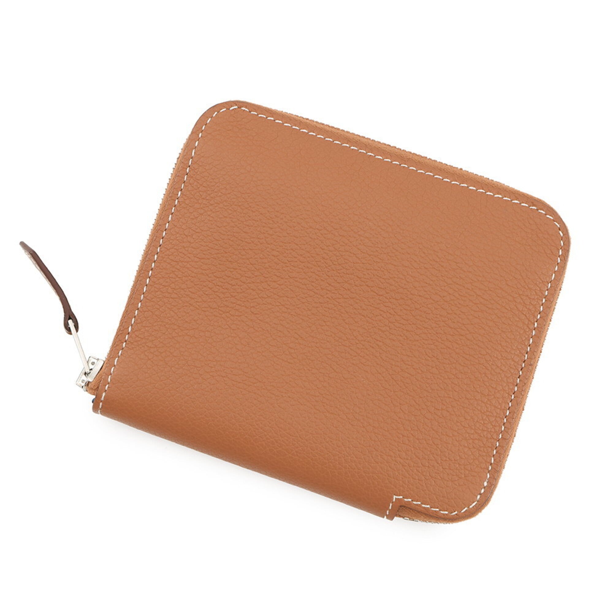 Hermes Silk'in Gold Coin Purse/Coin Case (Pre-Owned)