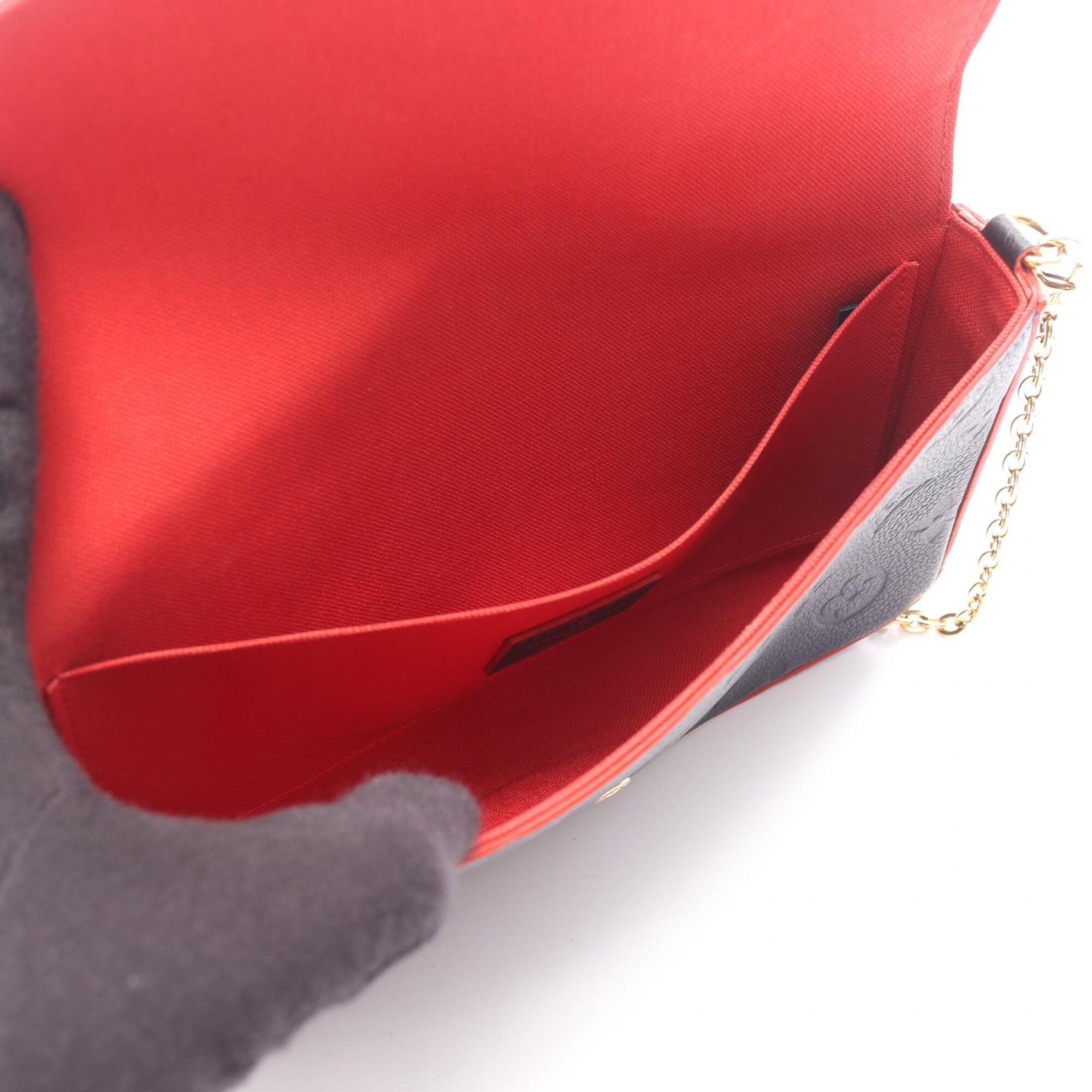 Louis Vuitton Marine Rouge Navy Red Color Monogram Empreinte Pochette Shoulder Bag (Pre-Owned)