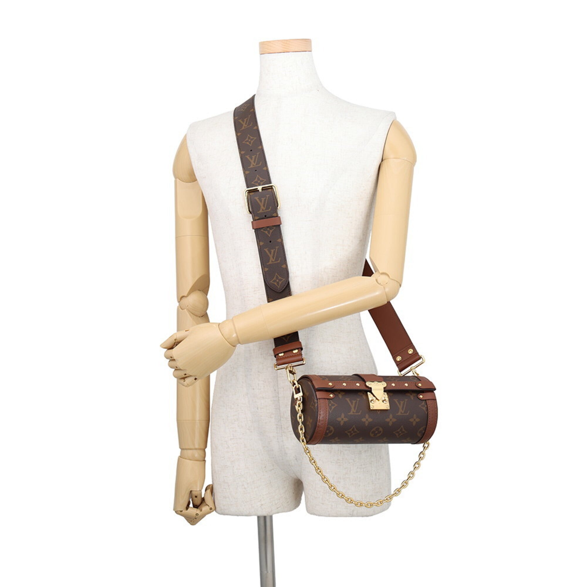 Louis Vuitton Brown Monogram Shoulder Bag (Pre-Owned)