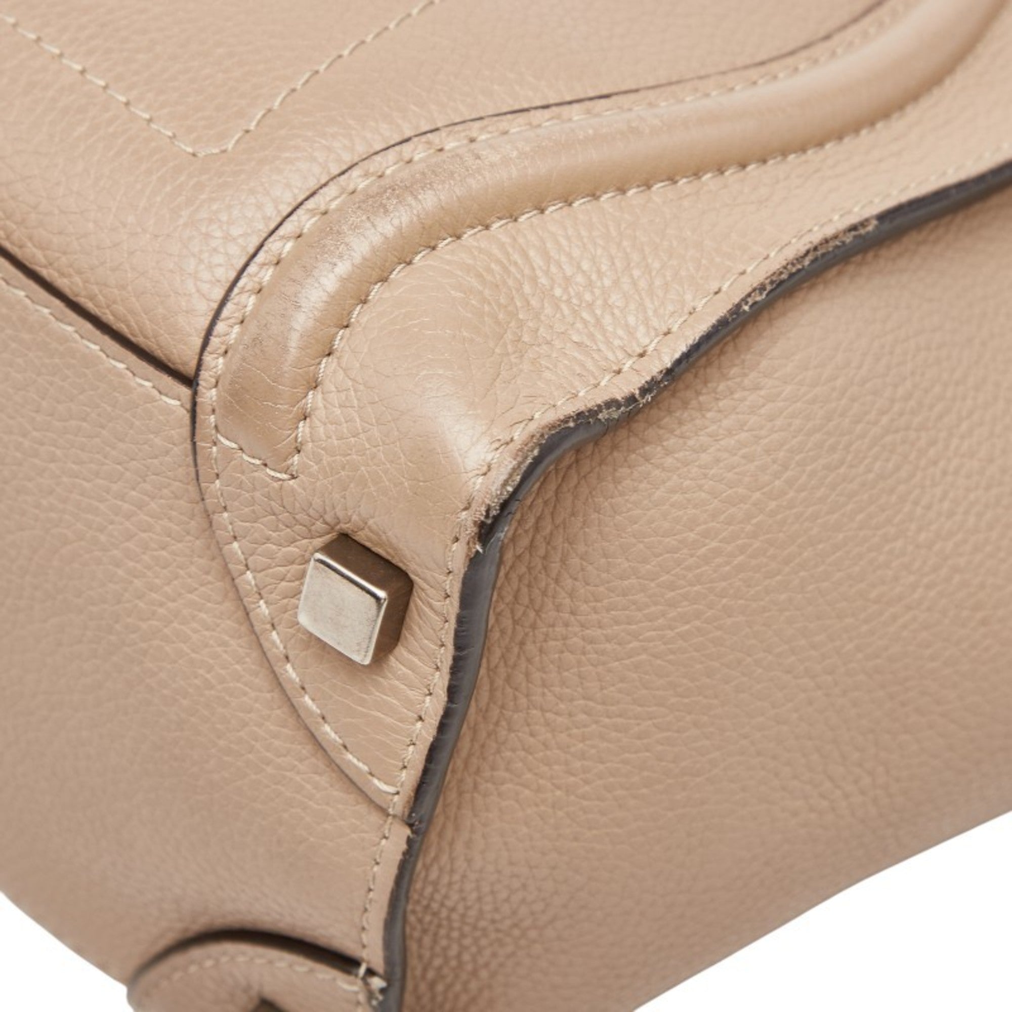 Celine Beige Leather Handbag (Pre-Owned)