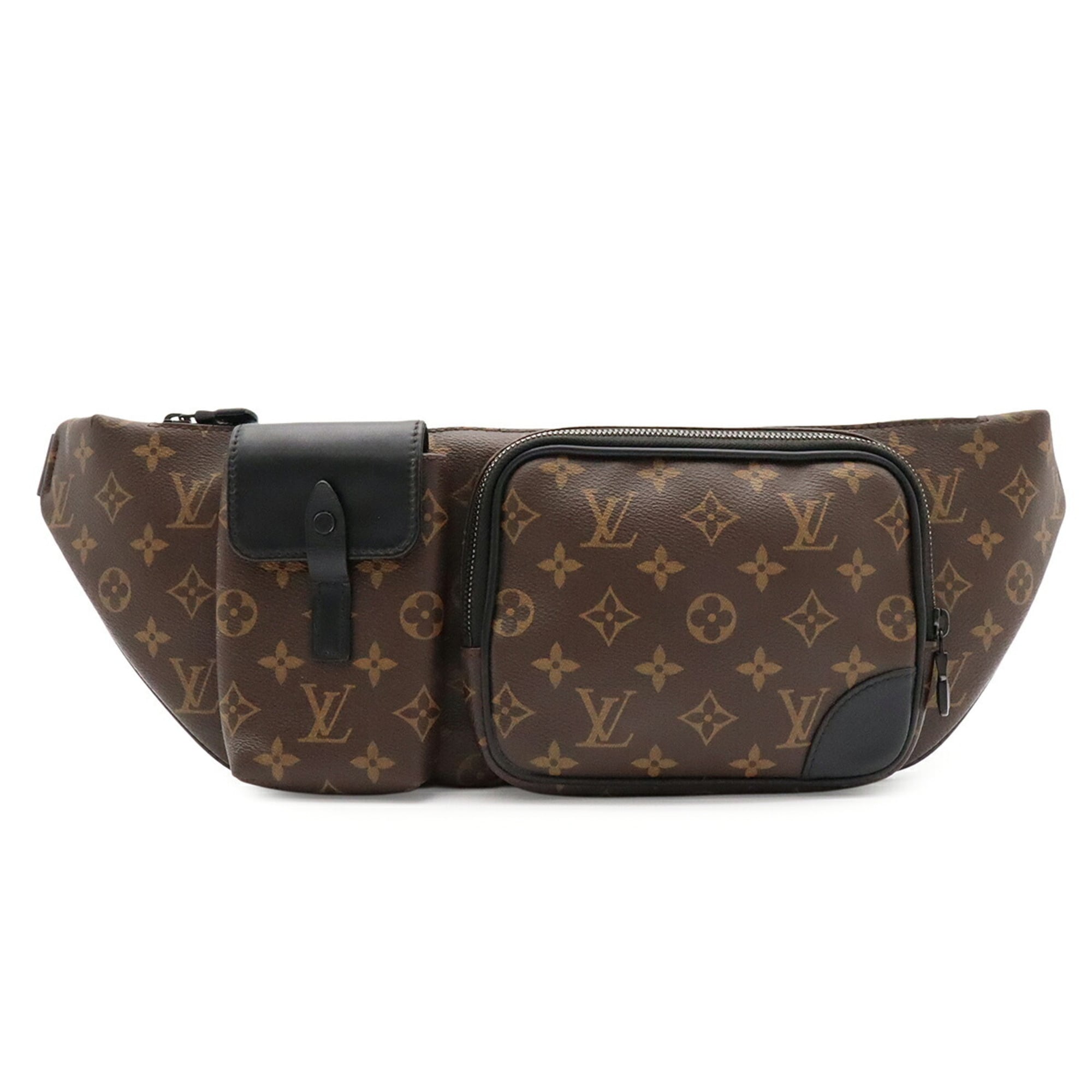 Louis Vuitton Black Brown Monogram White Monogram Shoulder Bag Sling Bag (Pre-Owned)