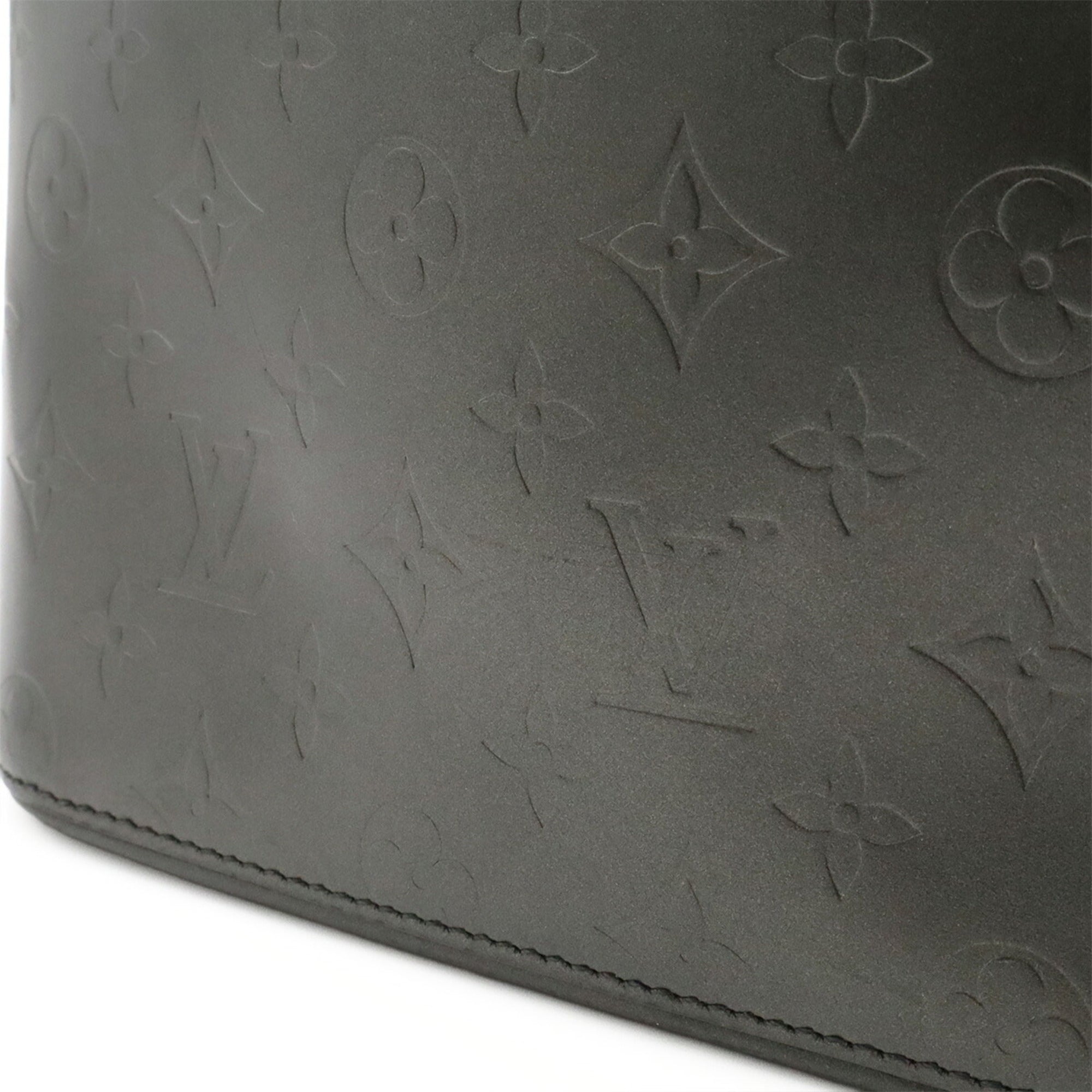 Louis Vuitton Monogram Mat Black Noir Monogram Mat Shoulder Bag Tote Bag (Pre-Owned)