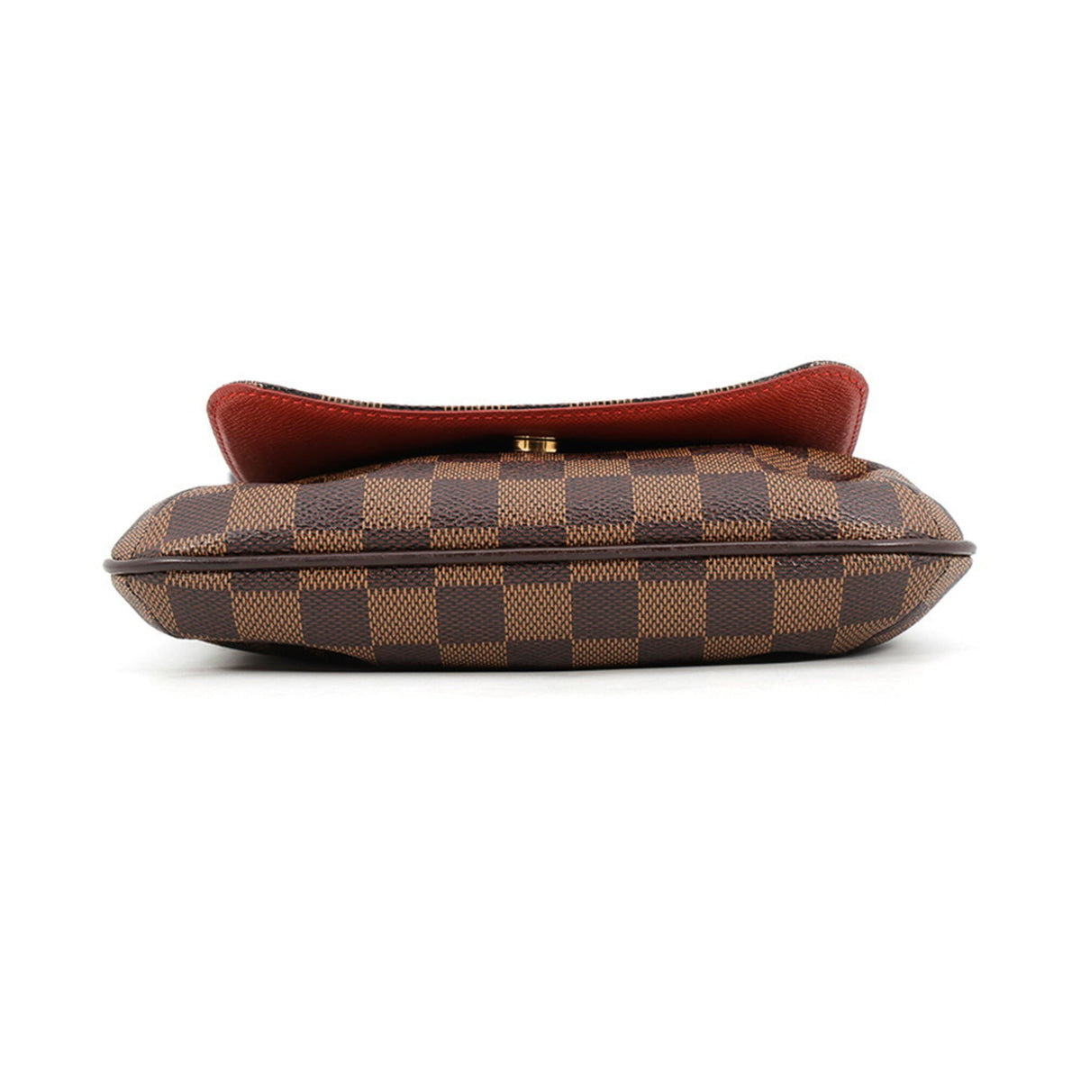 Louis Vuitton Damier Damier Canvas Ebene Orange Shoulder Bag (Pre-Owned)